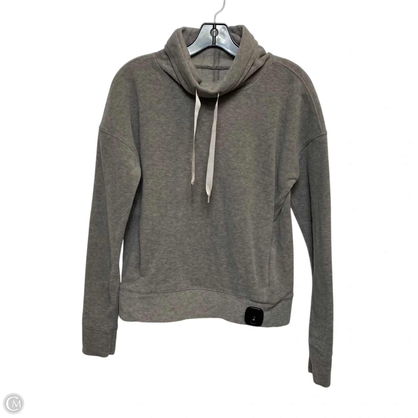 Athletic Fleece Designer By Lululemon In Grey, Size: S