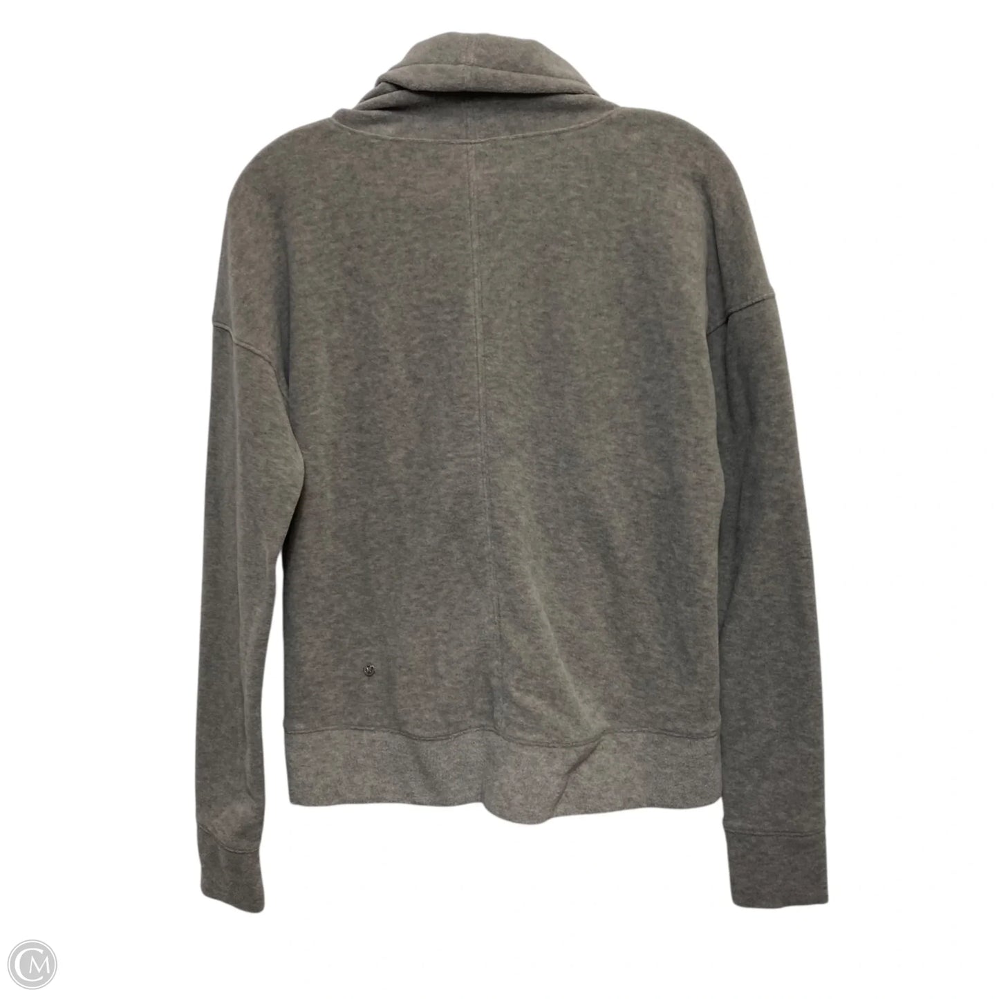 Athletic Fleece Designer By Lululemon In Grey, Size: S