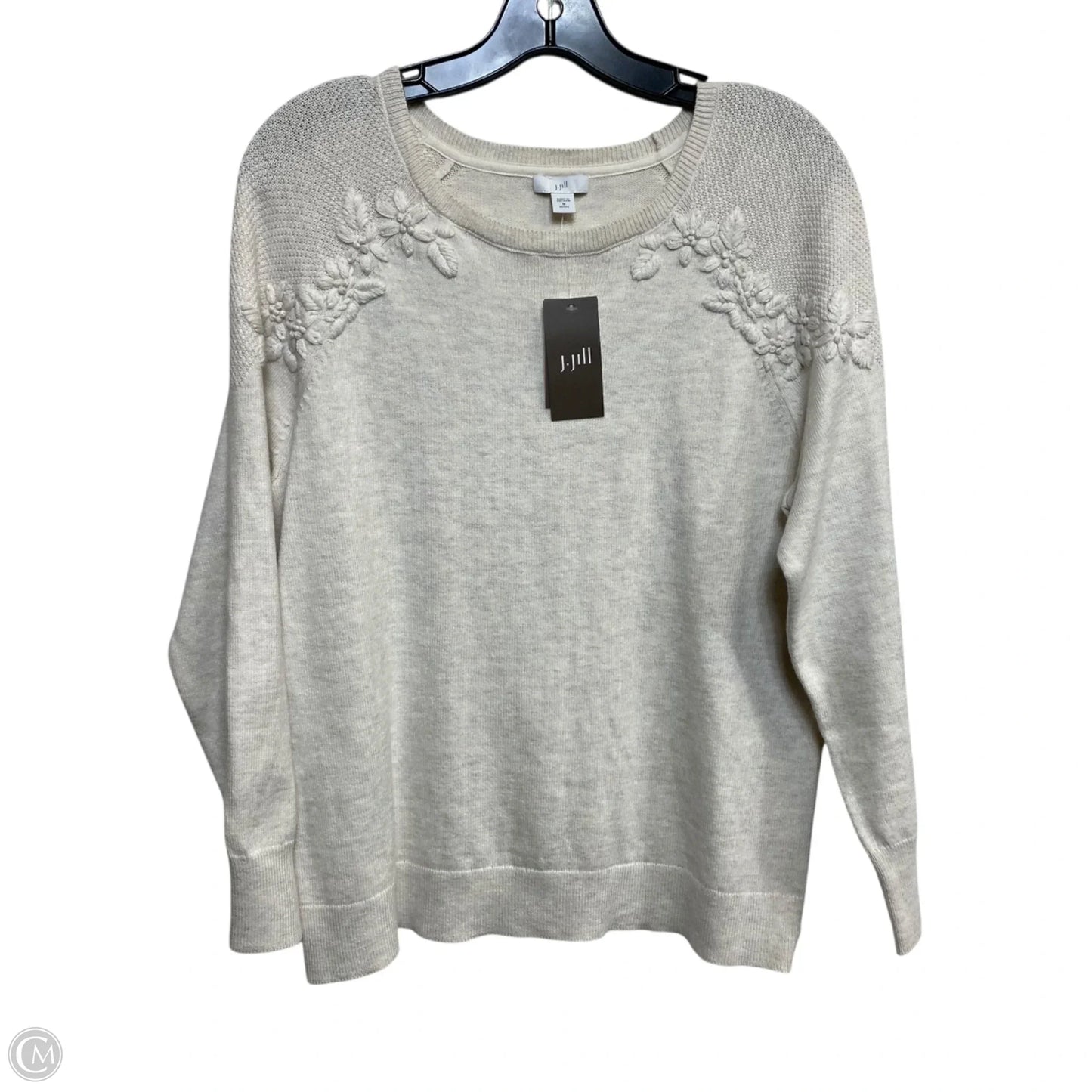 Sweater By J. Jill In Cream, Size: Mp