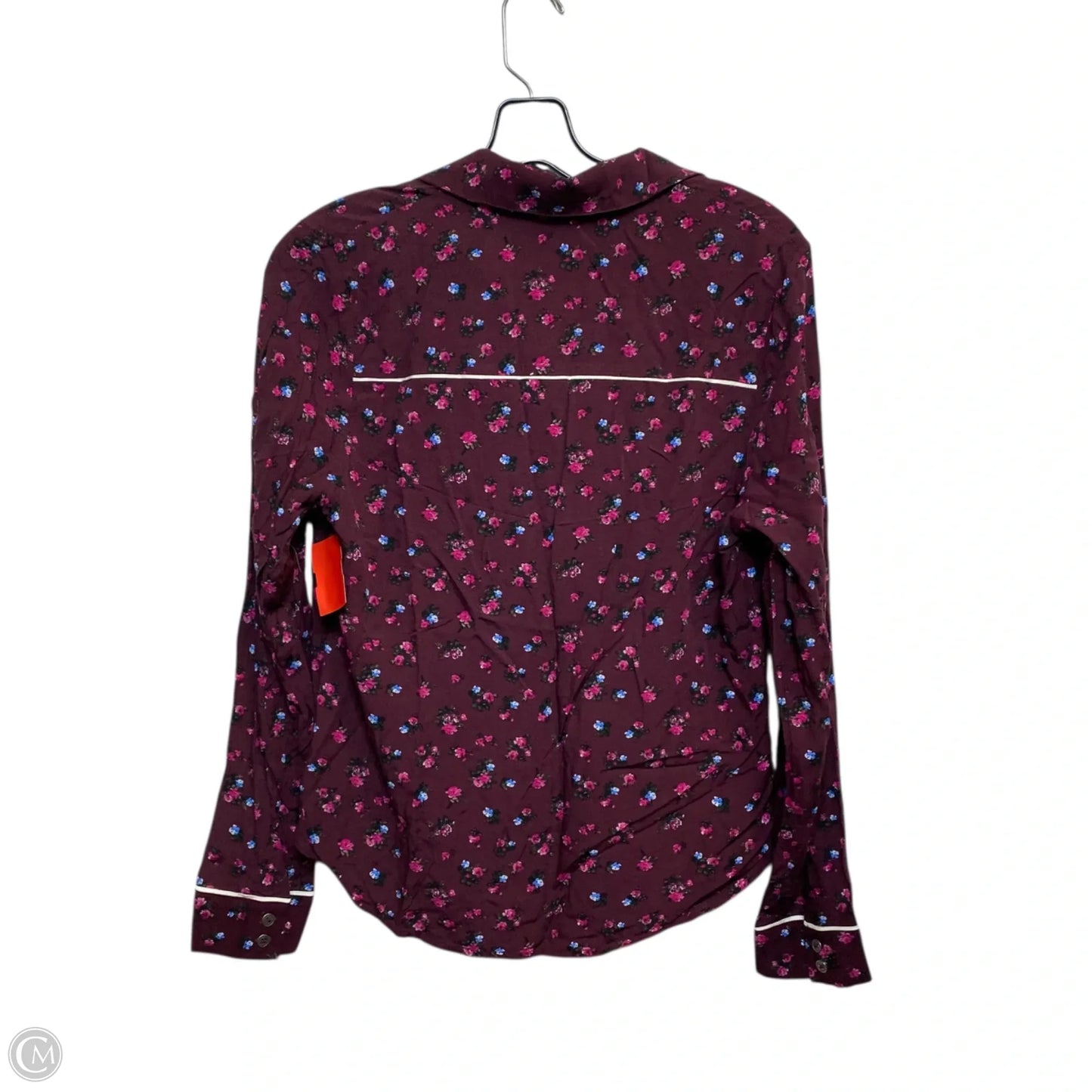 Top Long Sleeve By Wild Fable In Red, Size: S