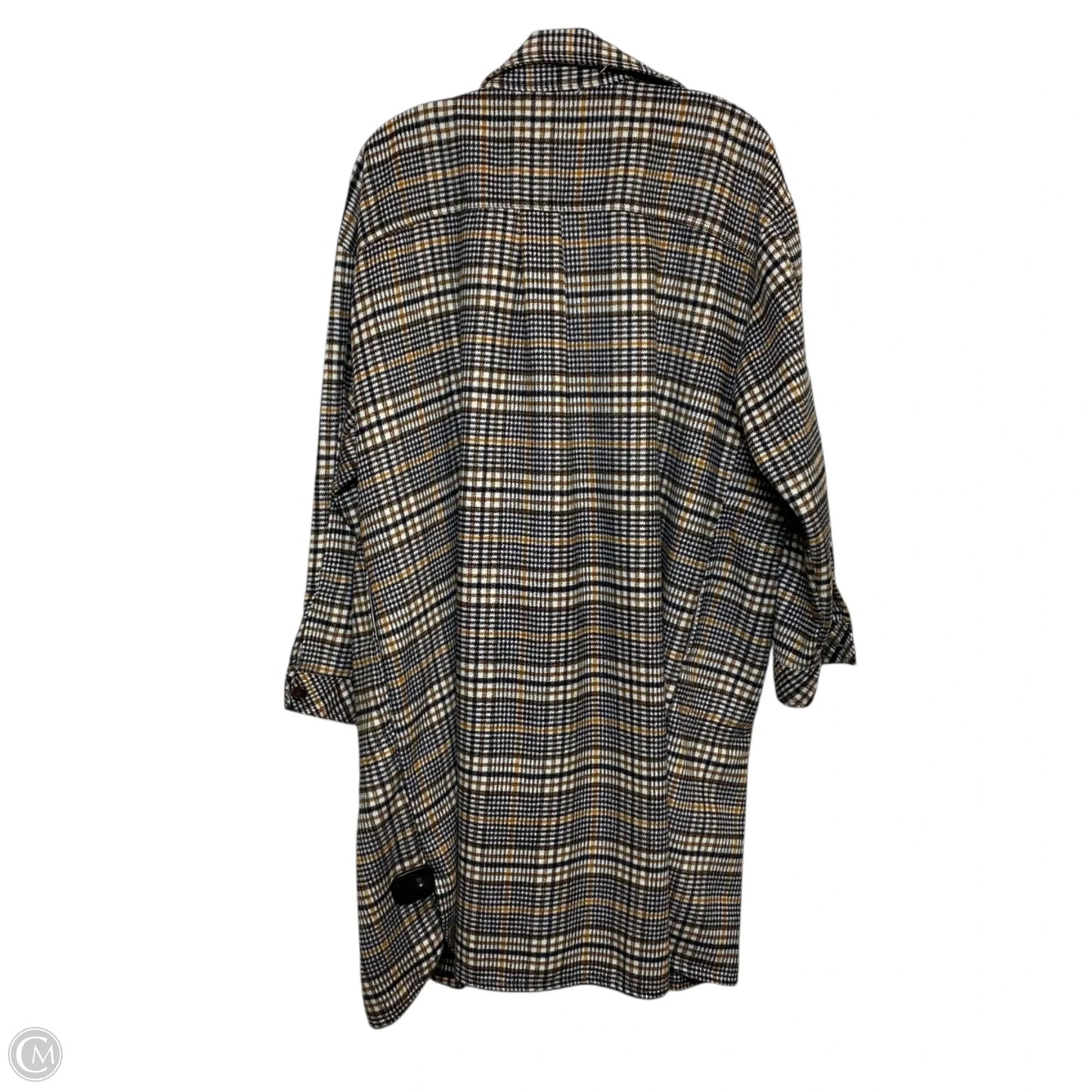 Jacket Shirt By Ruby Rd In Black & Brown, Size: Xl