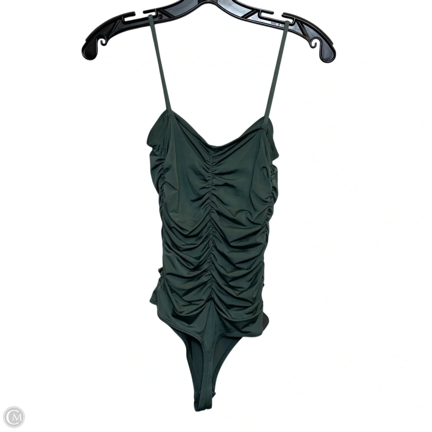 Bodysuit By Express In Green, Size: Xs