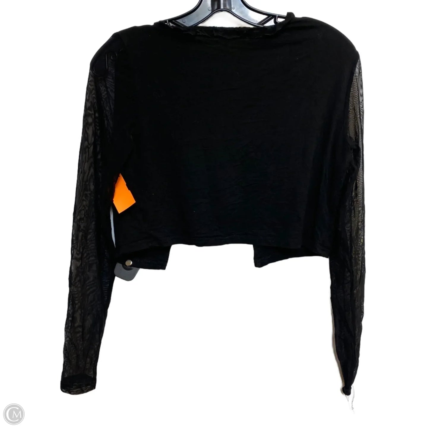 Top Long Sleeve By Cmf In Black, Size: S