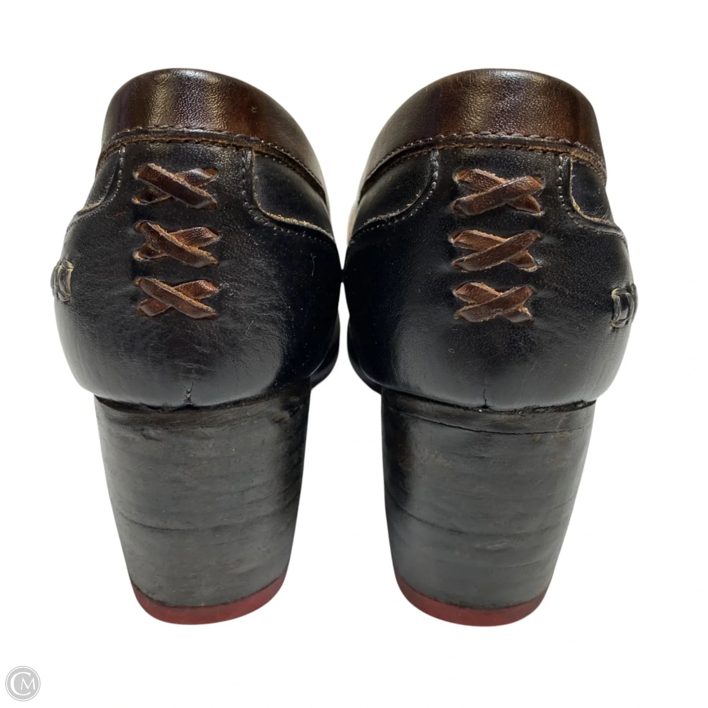 Shoes Heels Block By Bed Stu In Brown, Size: 6.5