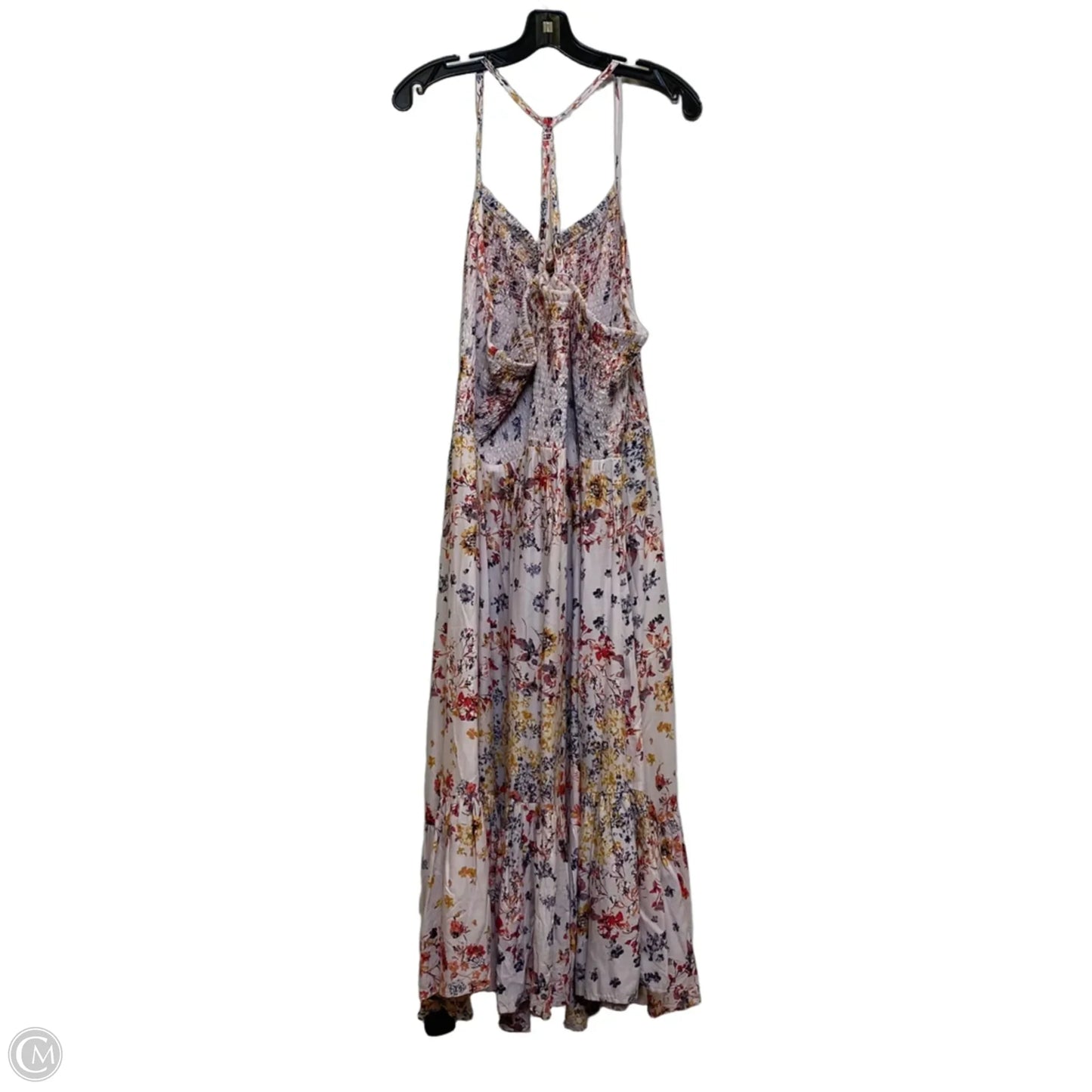 Dress Casual Midi By Maurices In Pink & Red, Size: 3x