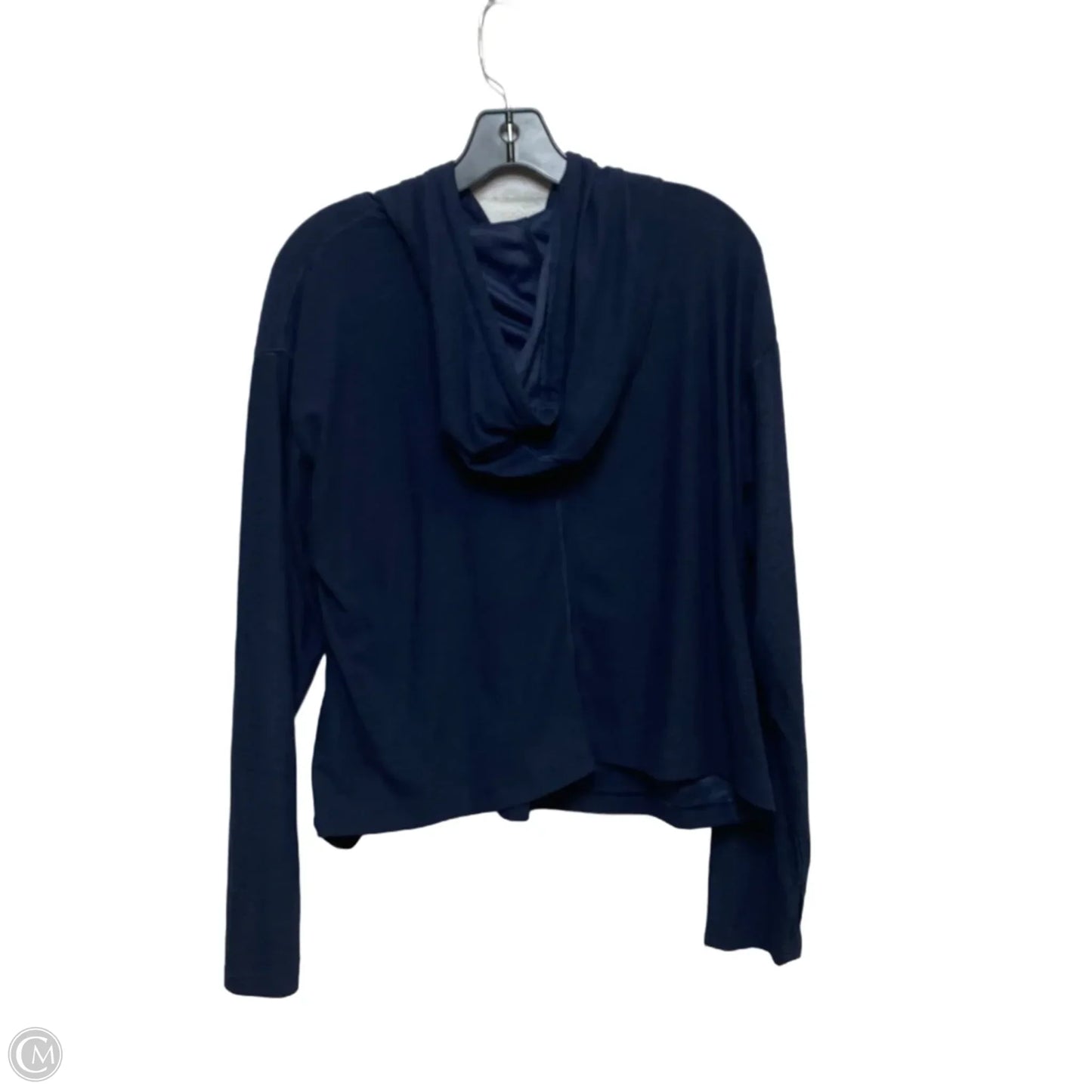 Athletic Top Long Sleeve Hoodie By Old Navy In Navy, Size: L
