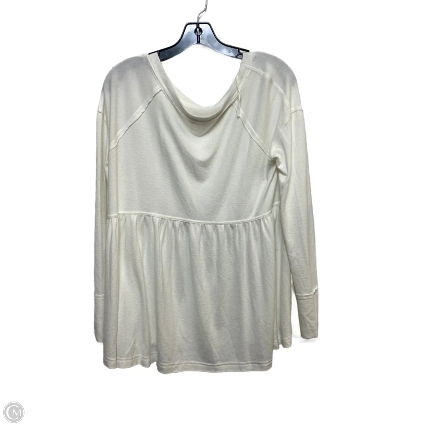 Top Long Sleeve Basic By Free People In White, Size: Xs