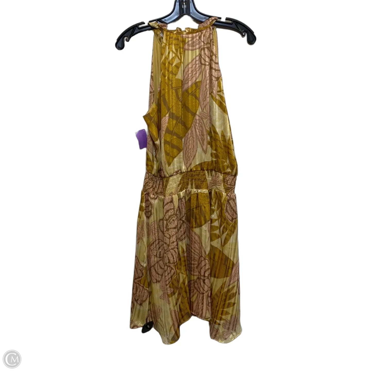 Dress Casual Short By White House Black Market In Yellow, Size: S