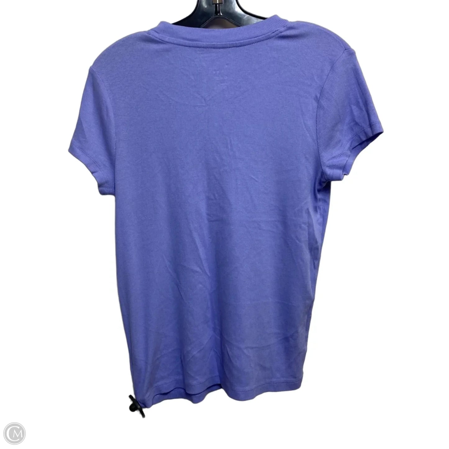 Top Short Sleeve Basic By A New Day In Blue, Size: L