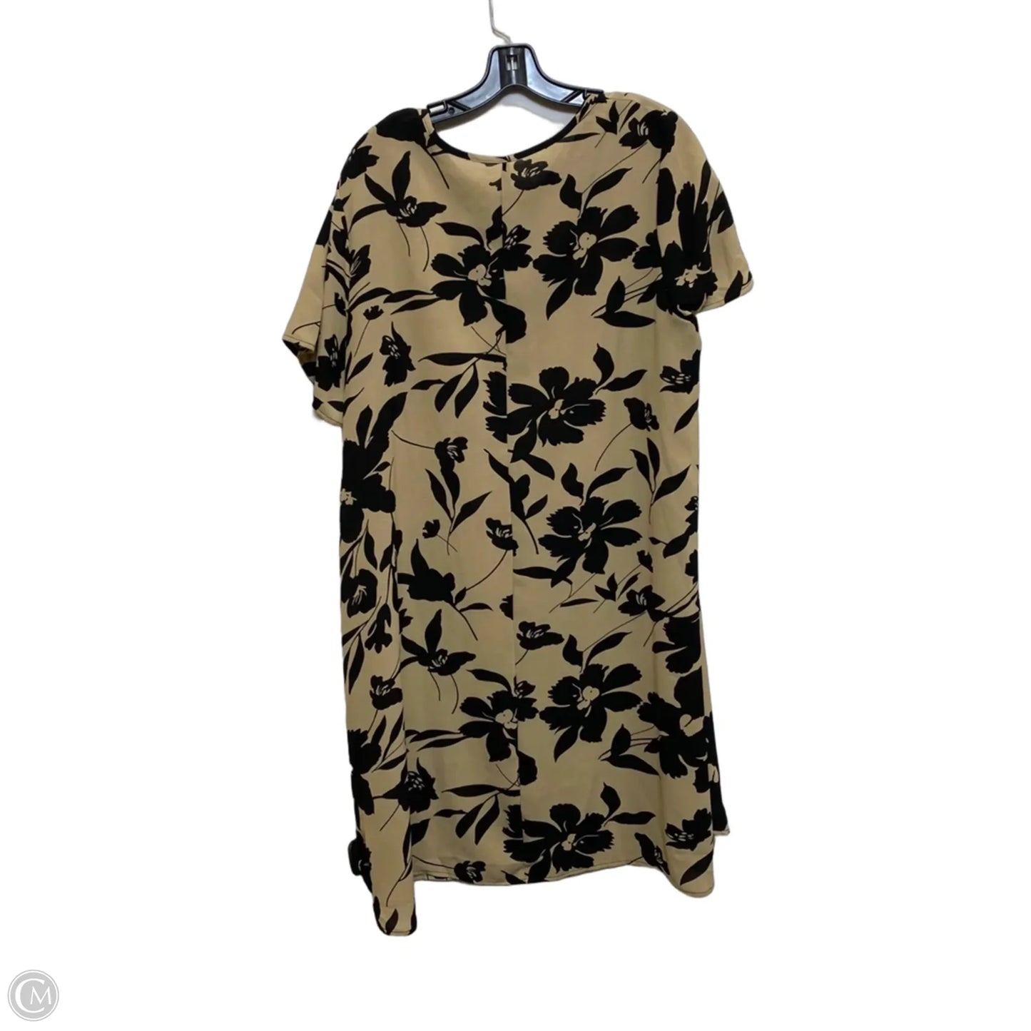 Dress Casual Short By Clothes Mentor In Brown, Size: 1x