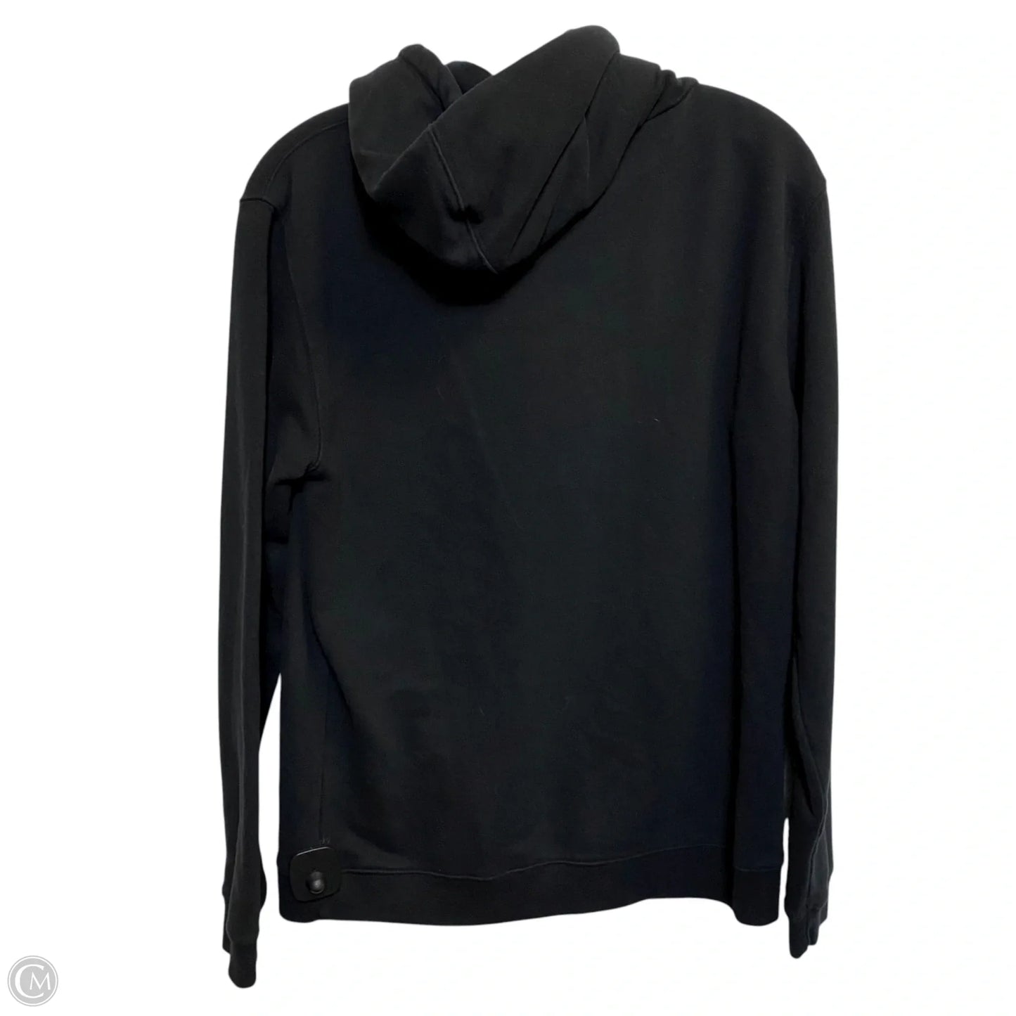 Athletic Sweatshirt Hoodie By Junk Food In Black, Size: M