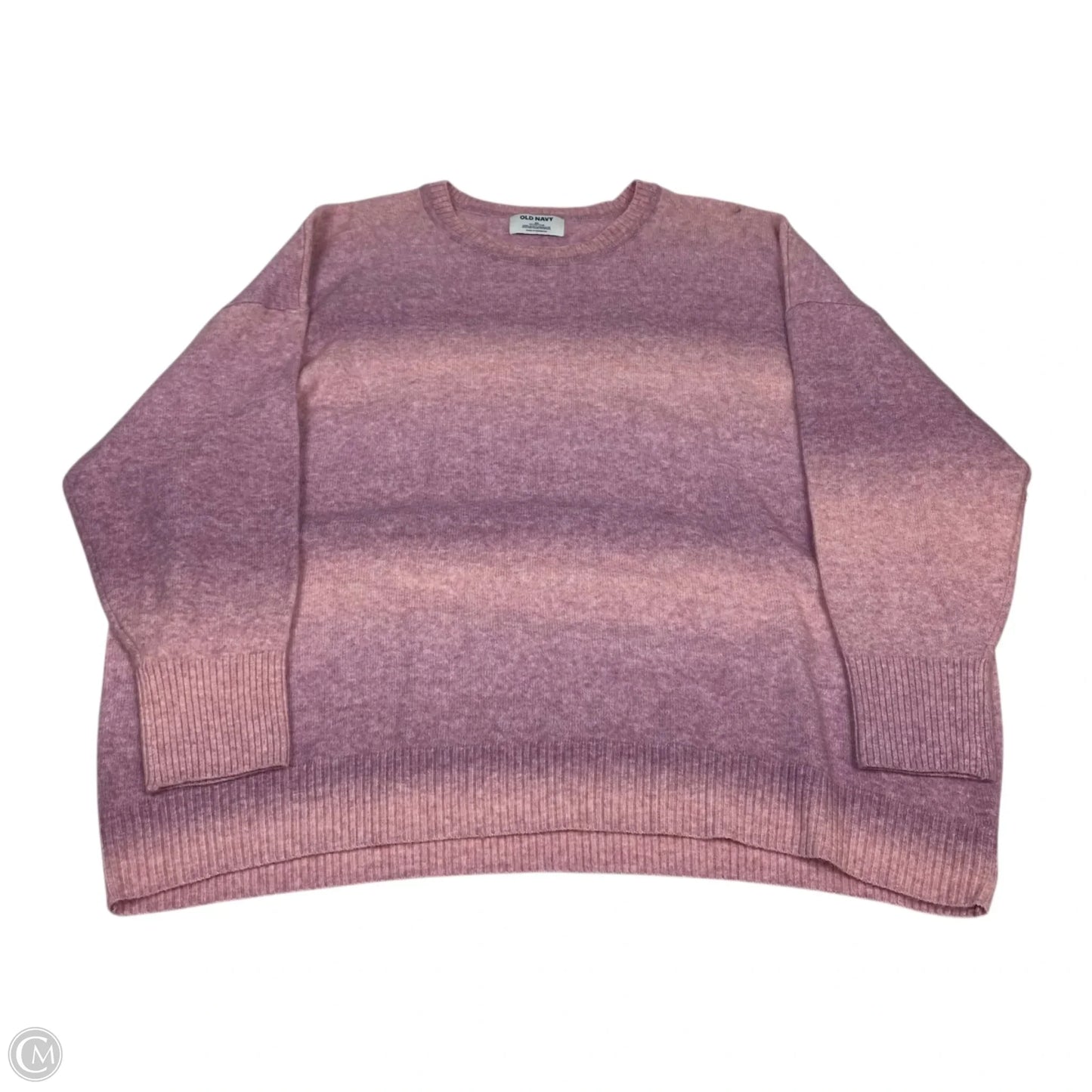Sweater By Old Navy In Pink, Size: 2x