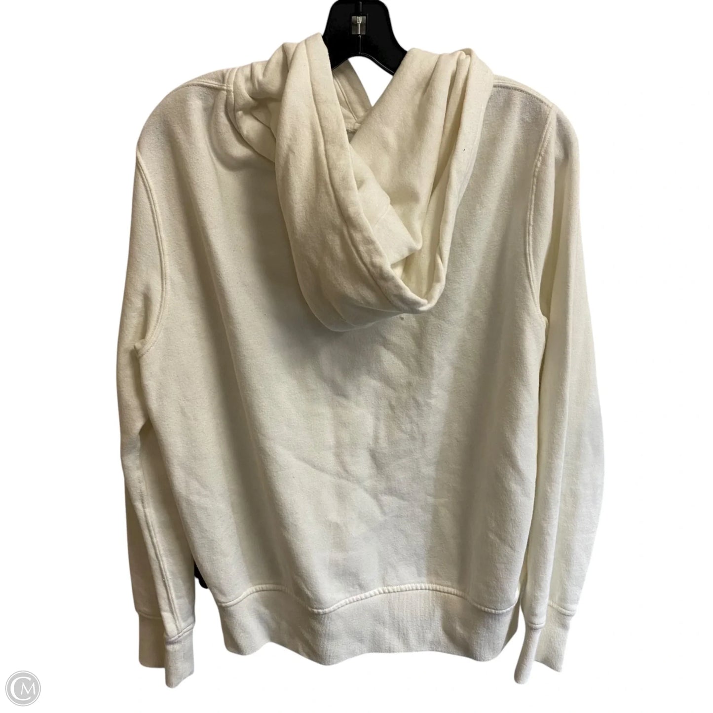 Sweatshirt Hoodie By Polo Ralph Lauren In Cream, Size: L