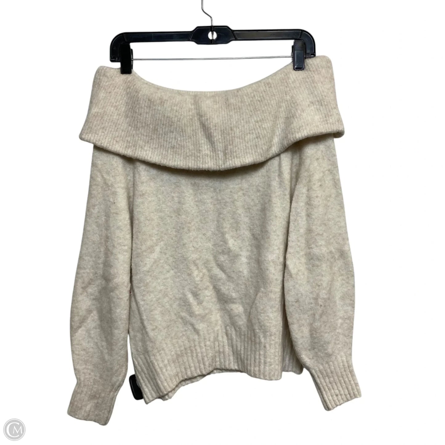 Sweater By H&m In Cream, Size: Xs