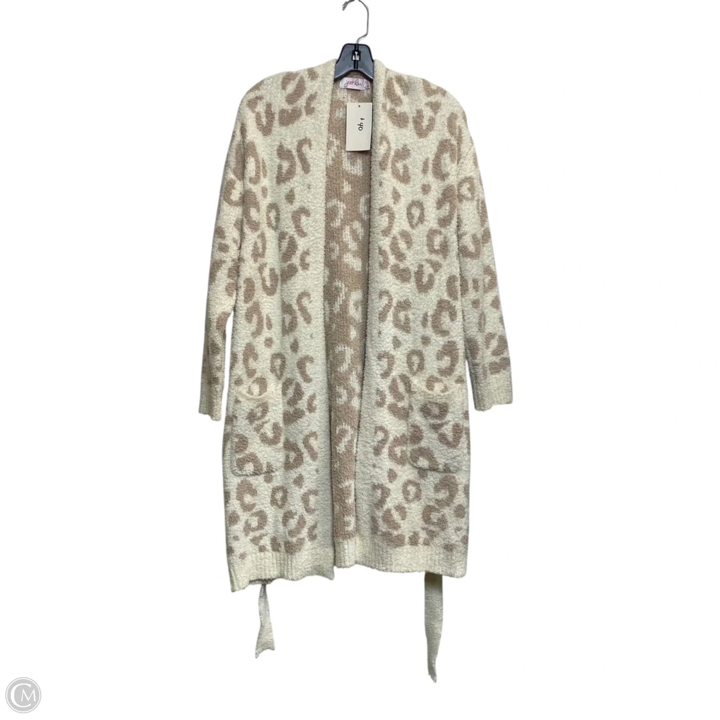 Sweater Cardigan By Jess Lea In Cream, Size: Osfm