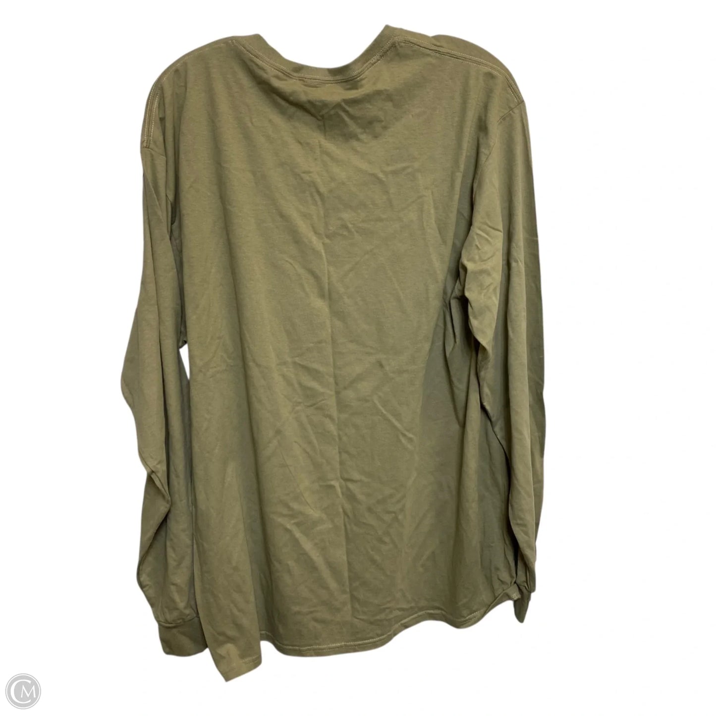 Top Long Sleeve Basic By Fashion Nova In Green, Size: L