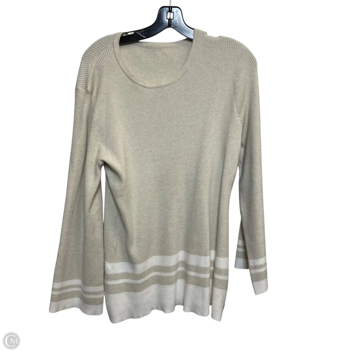 Lounge Set Pants By Clothes Mentor In Cream & White, Size: Xl