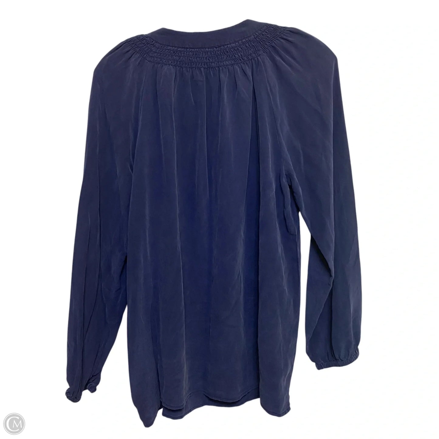 Blouse Designer By Lilly Pulitzer In Navy, Size: Xl