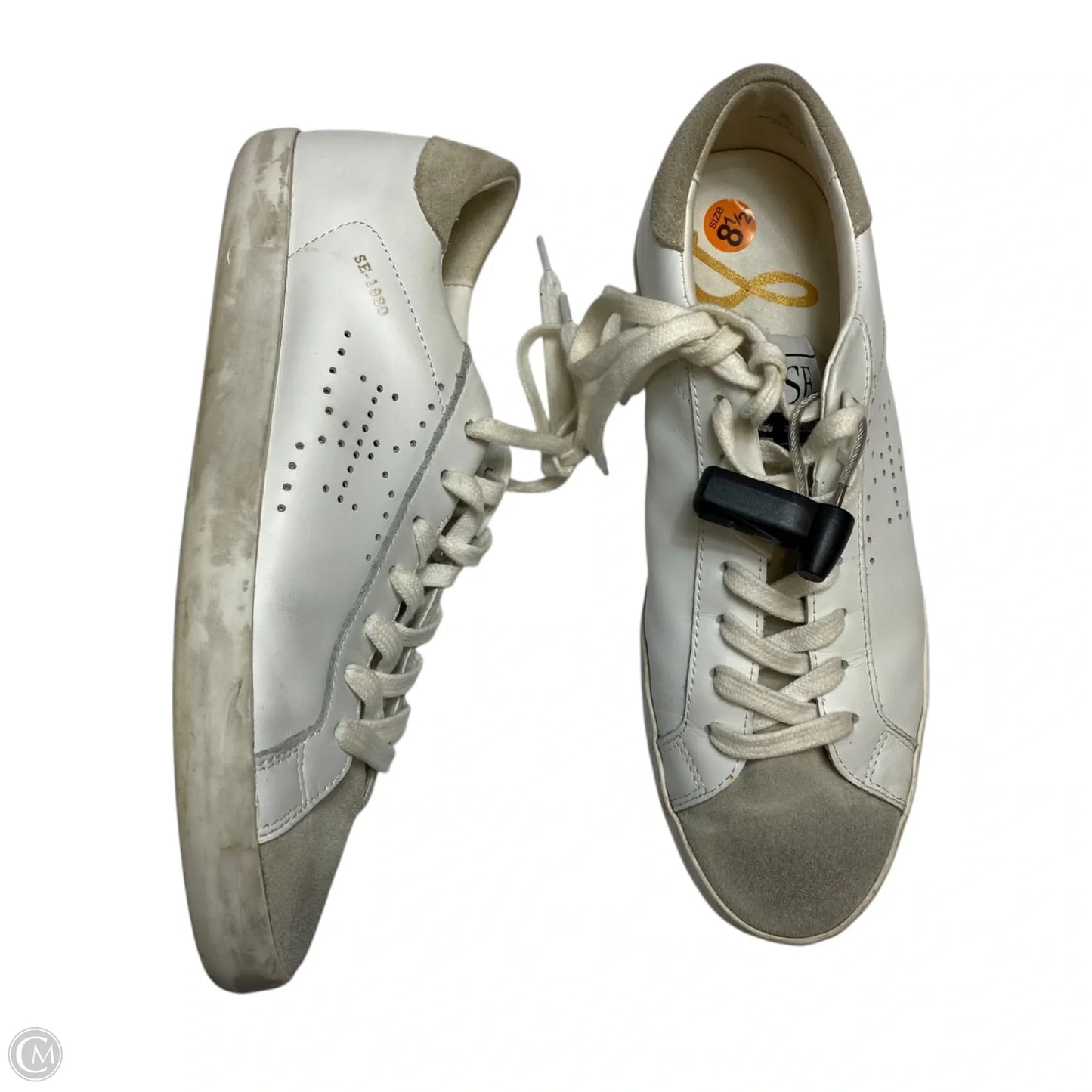 Shoes Sneakers By Sam Edelman In Grey & White, Size: 8.5