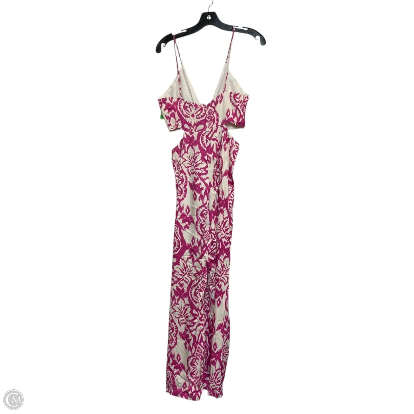 Jumpsuit By Zara In Pink & White, Size: M