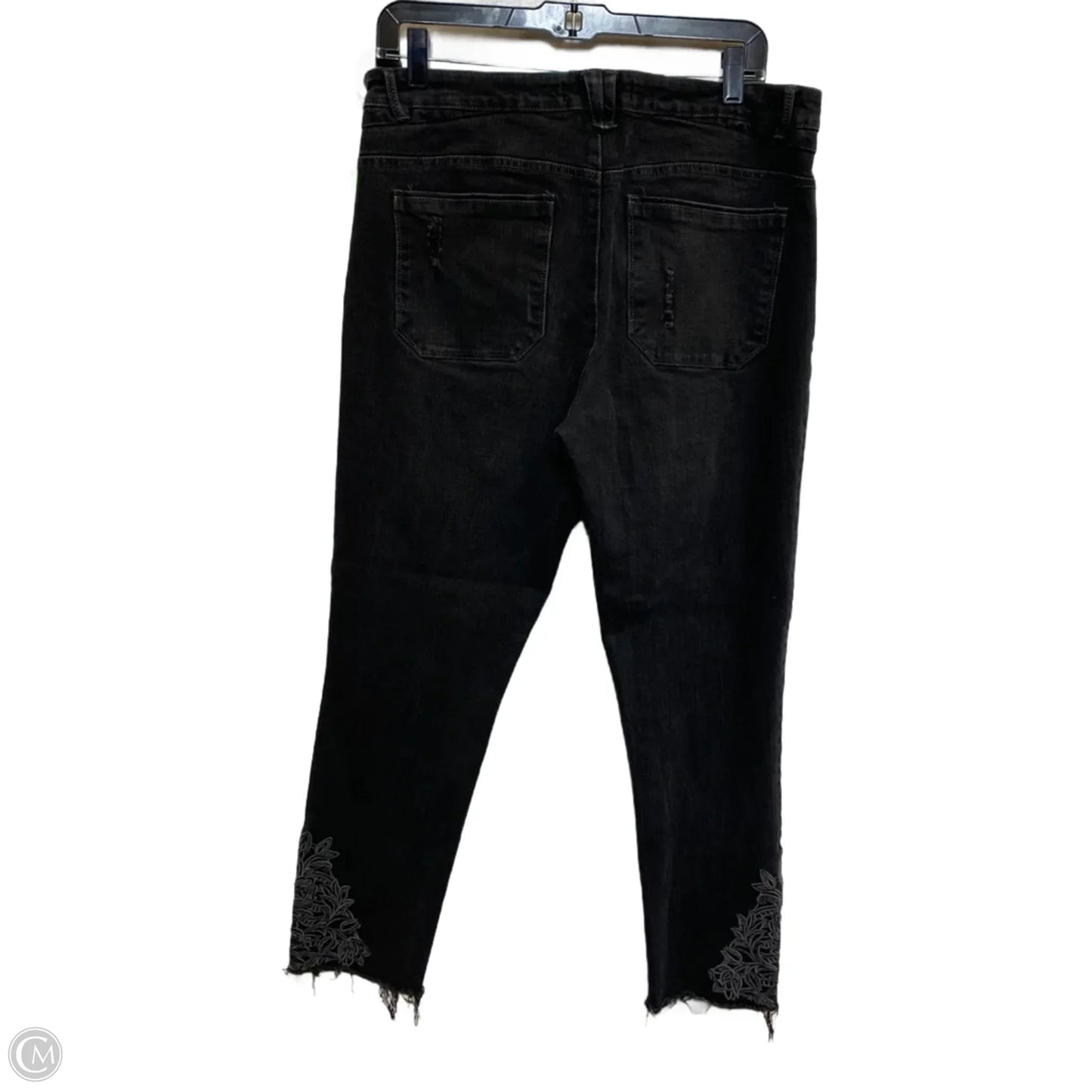 Jeans Skinny By Democracy In Black Denim, Size: 10