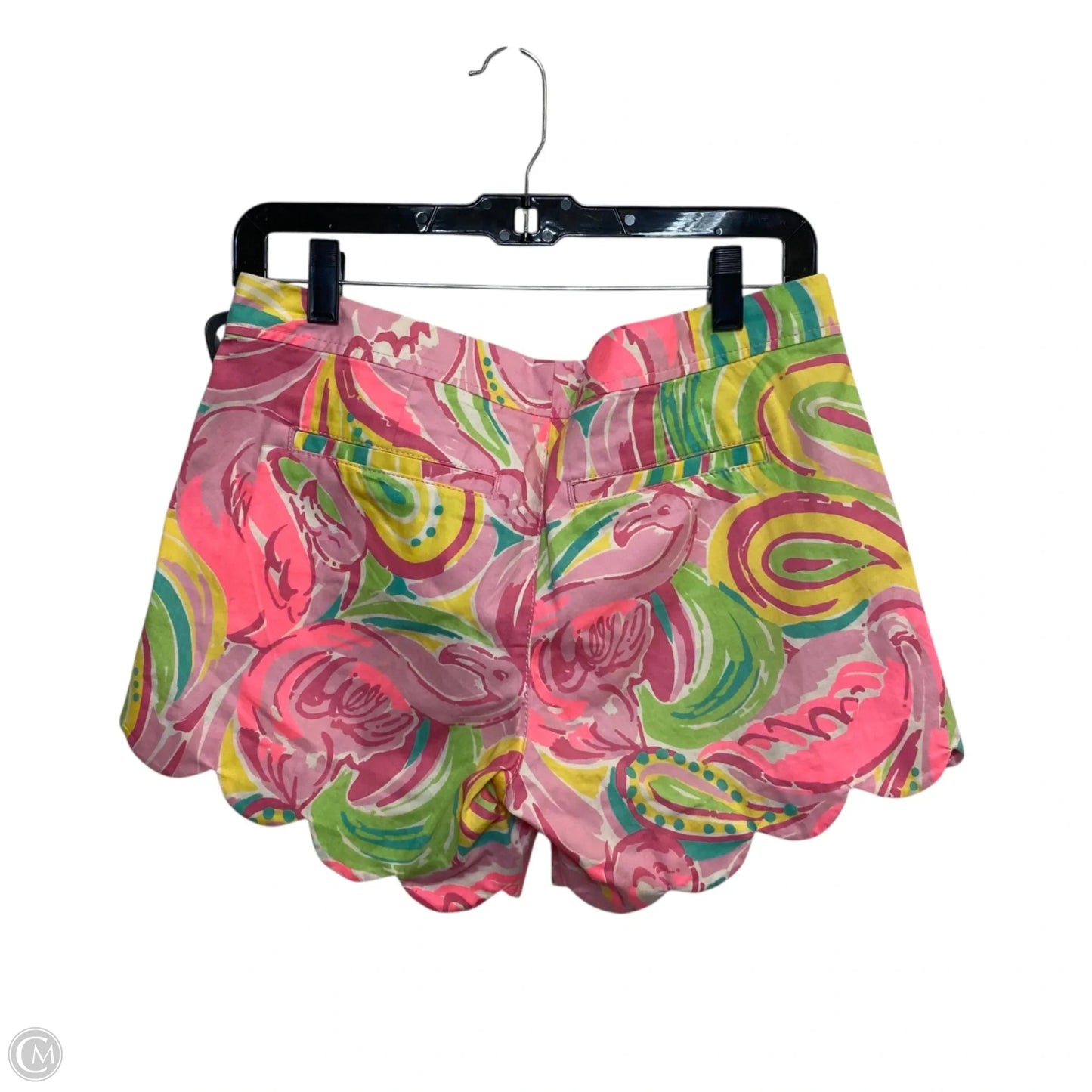 Shorts Designer By Lilly Pulitzer In Green & Pink, Size: 2