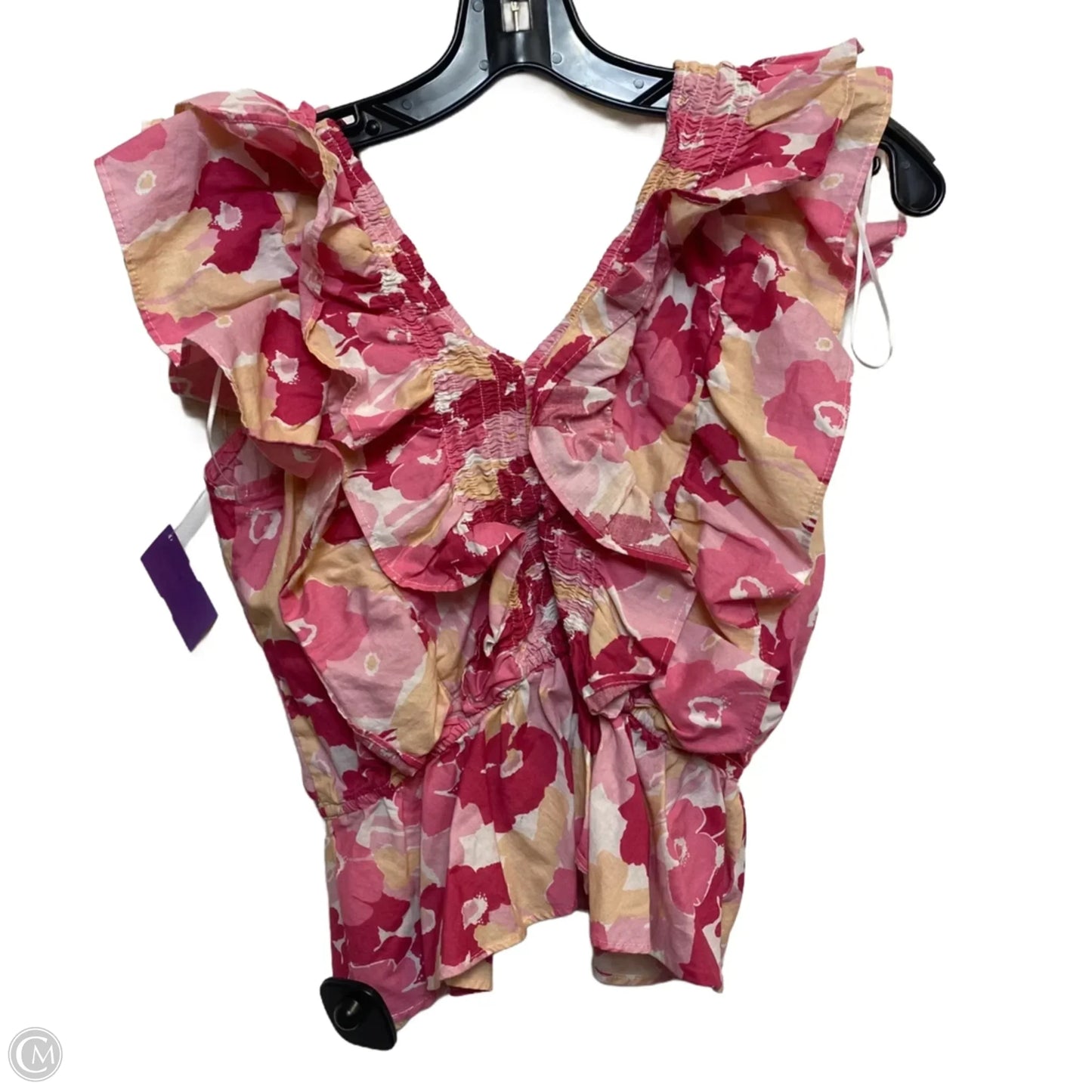 Top Sleeveless By Anna Grace In Pink, Size: M