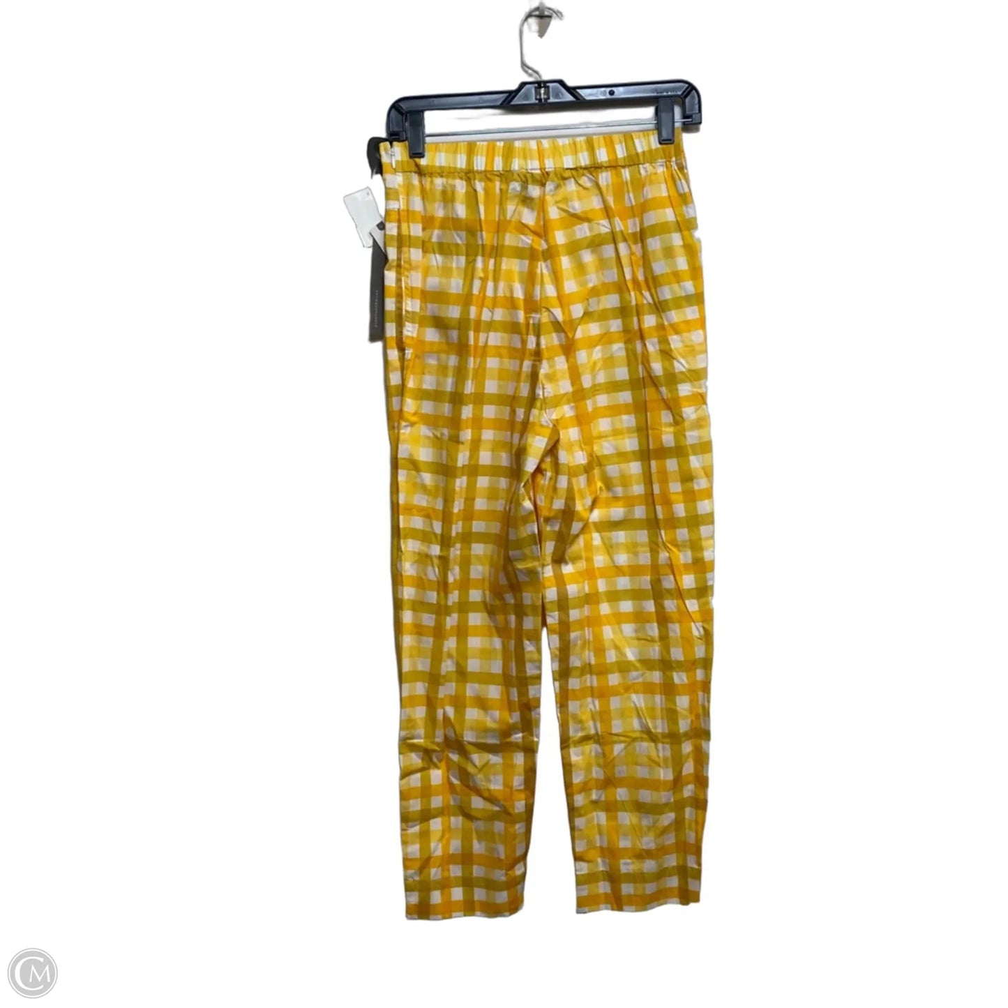 Pants Other By Anthropologie In White & Yellow, Size: S