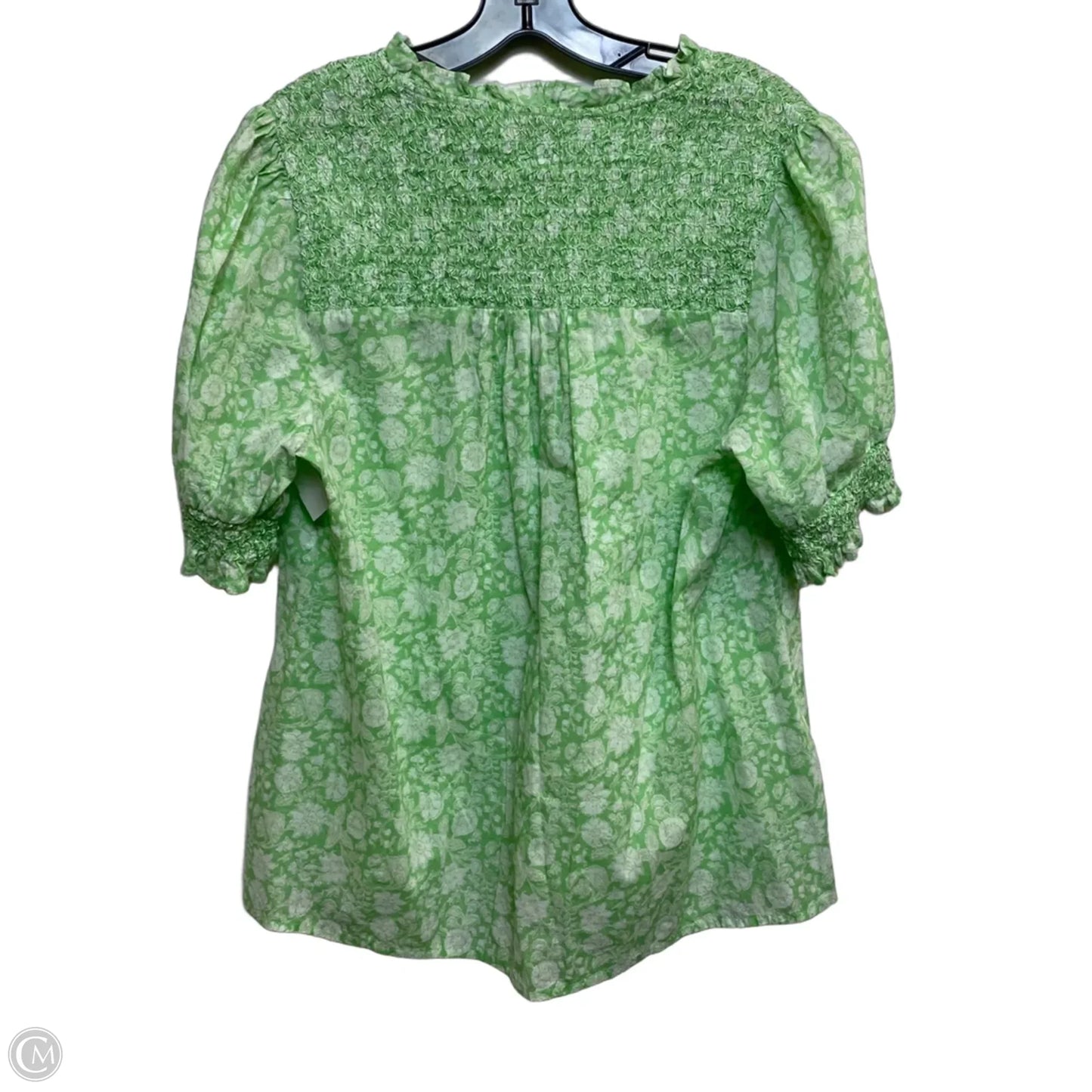 Top Short Sleeve By Crown And Ivy In Green, Size: 1x