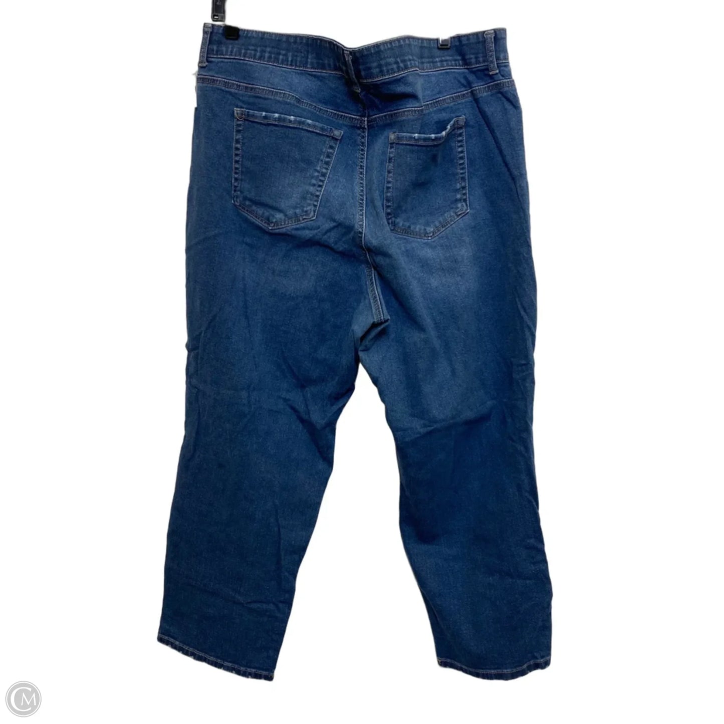Jeans Boyfriend By Terra & Sky In Blue Denim, Size: 20