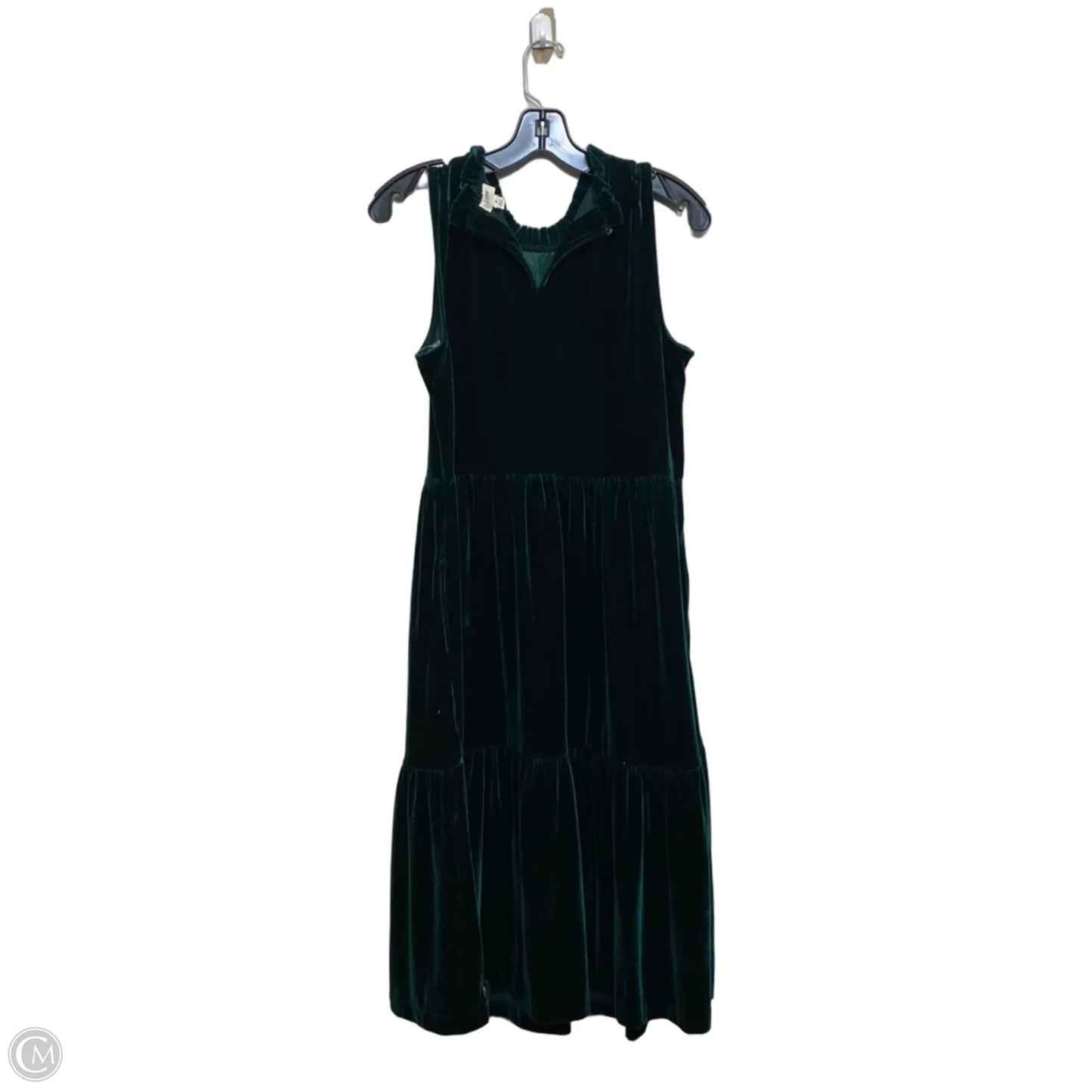 Dress Casual Midi By J. Crew In Green, Size: M