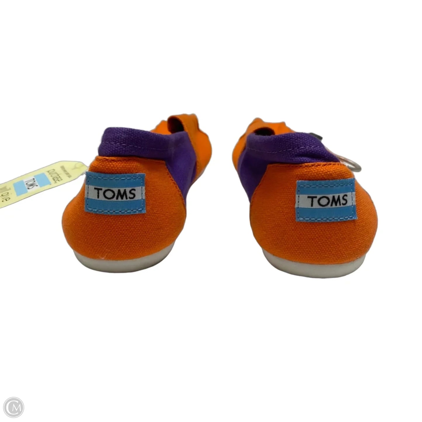 Shoes Flats By Toms In Orange & Purple, Size: 9