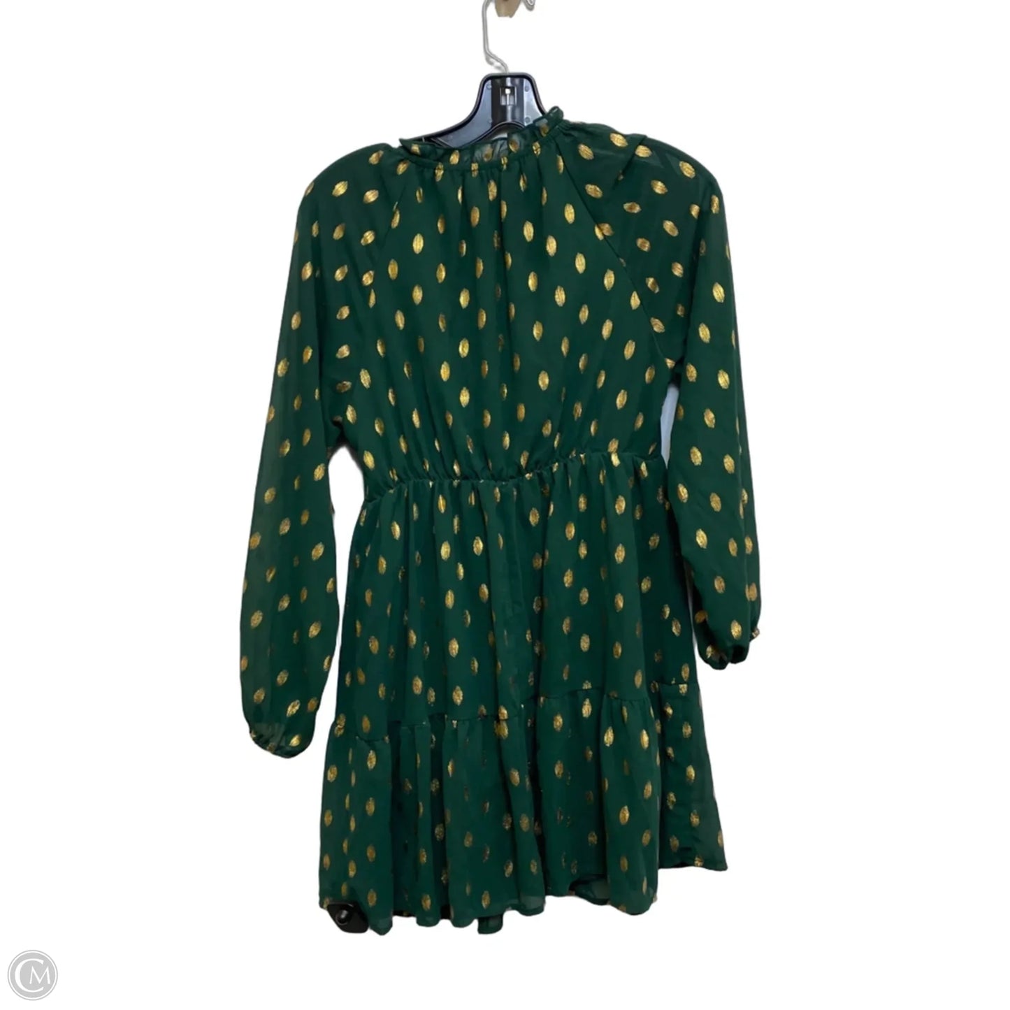 Dress Casual Short By Kirundo In Green, Size: Xs