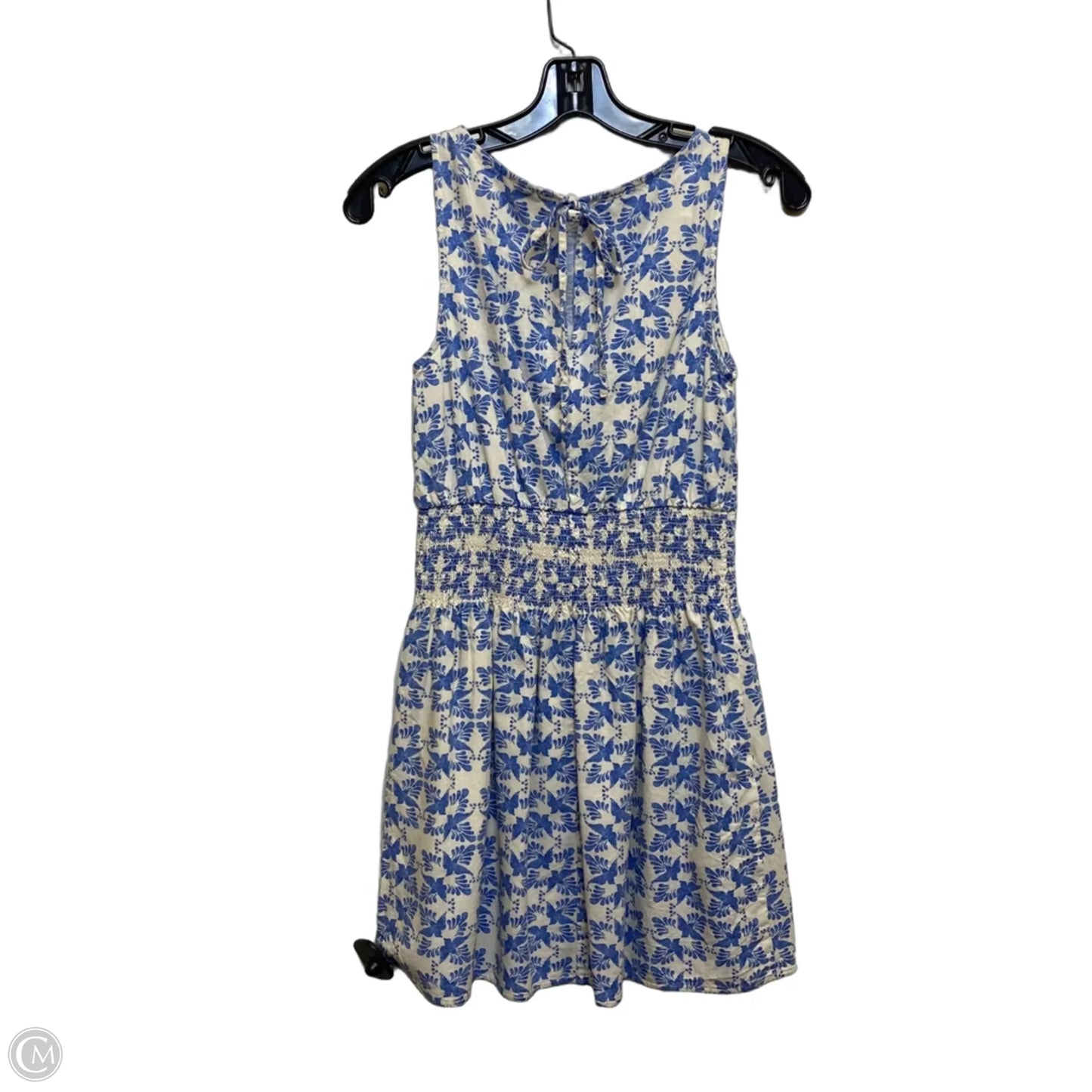 Dress Casual Short By Universal Thread In Blue & Cream, Size: Xs