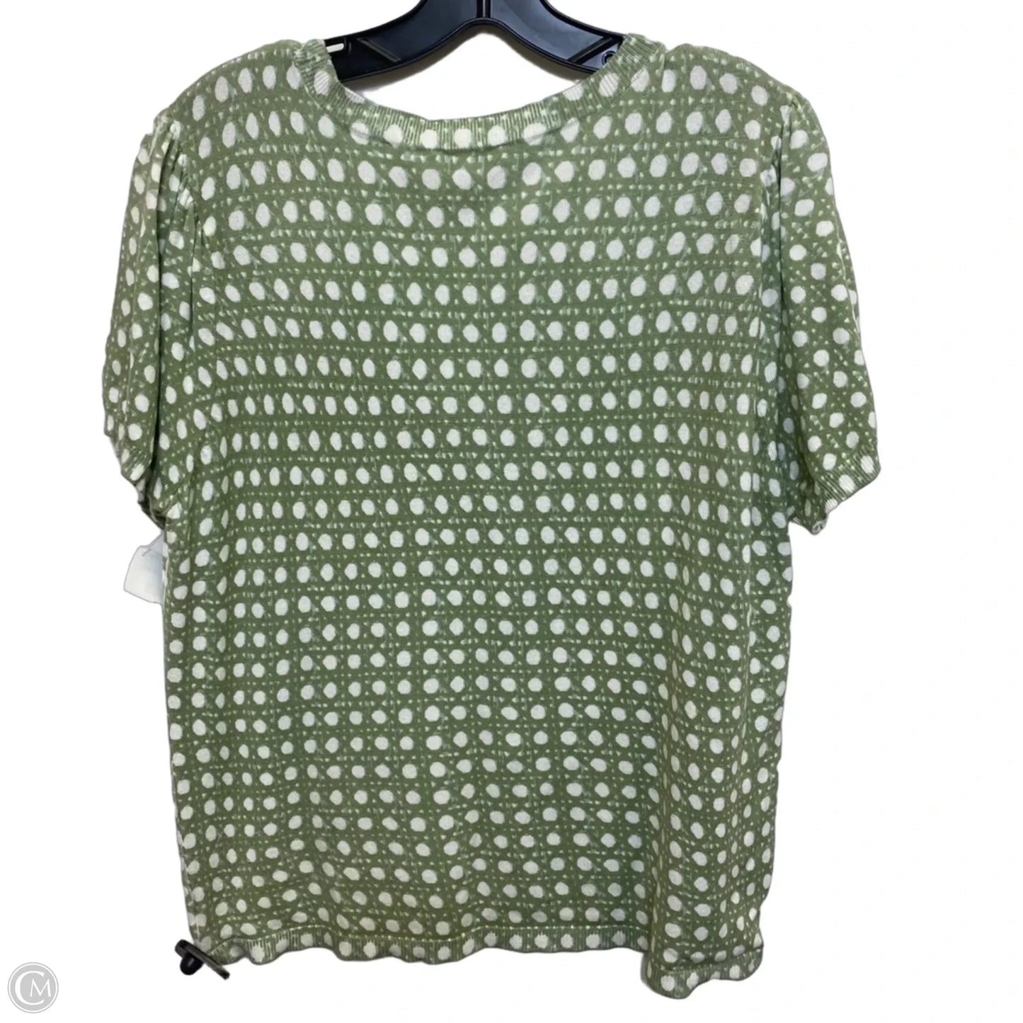 Top Short Sleeve By Crown And Ivy In Green, Size: L