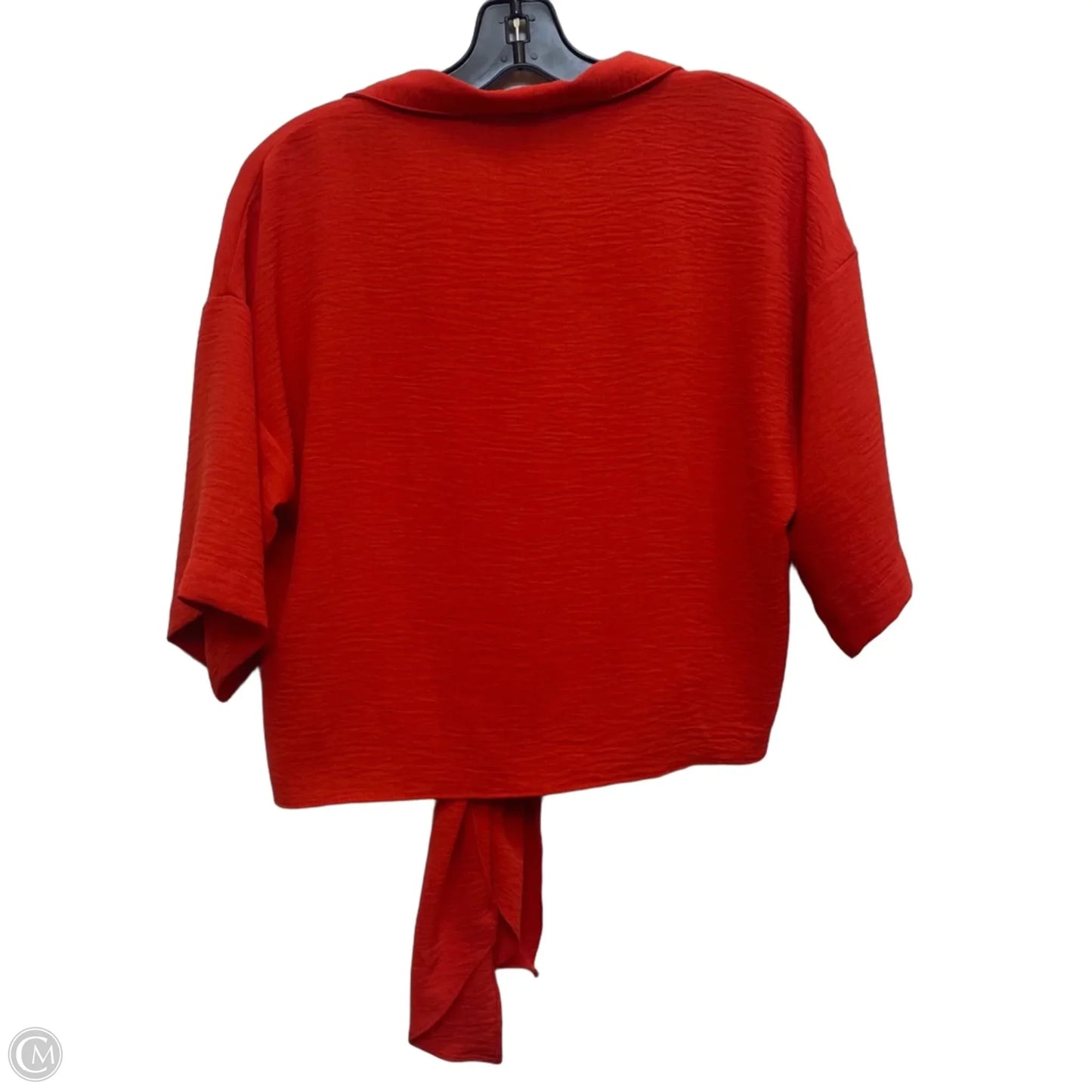 Top Short Sleeve By C BY ONE In Red, Size: S