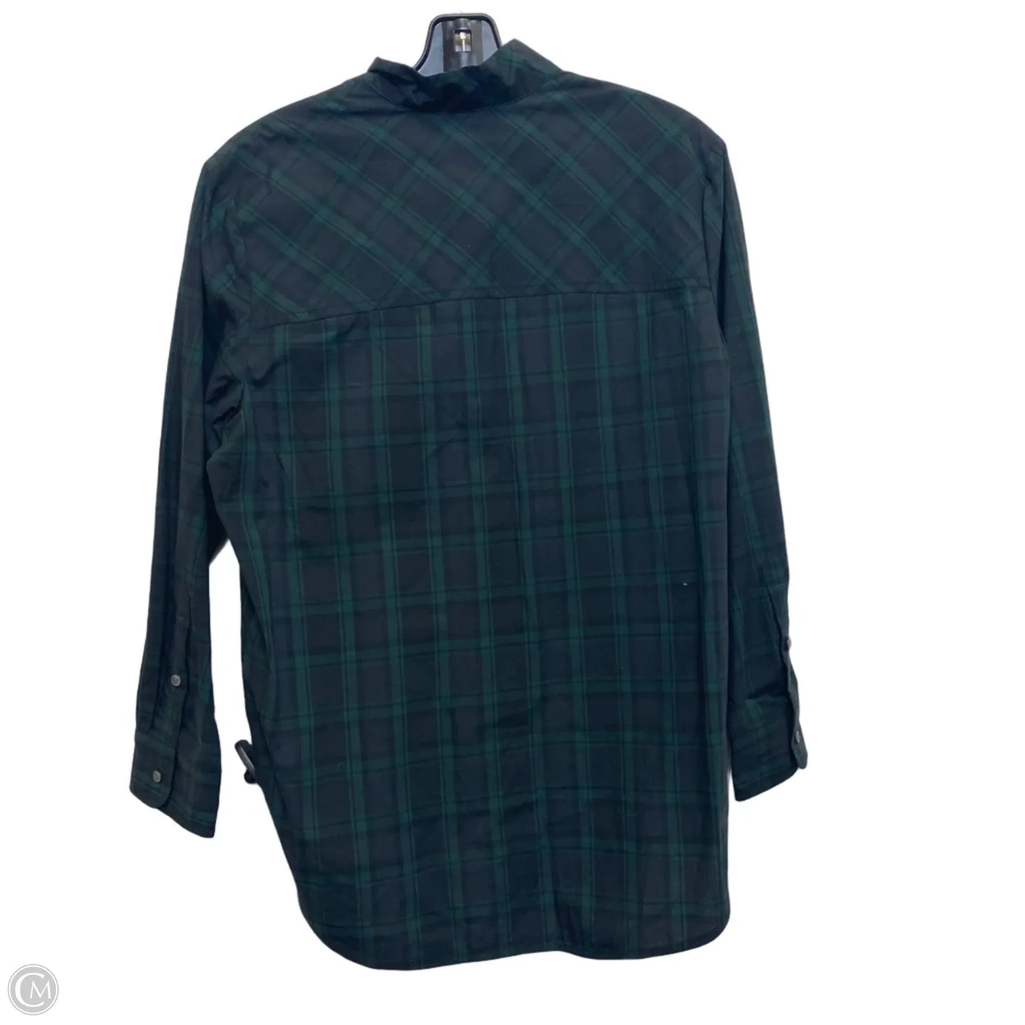 Top Long Sleeve By J. Crew In Blue & Green, Size: Xs