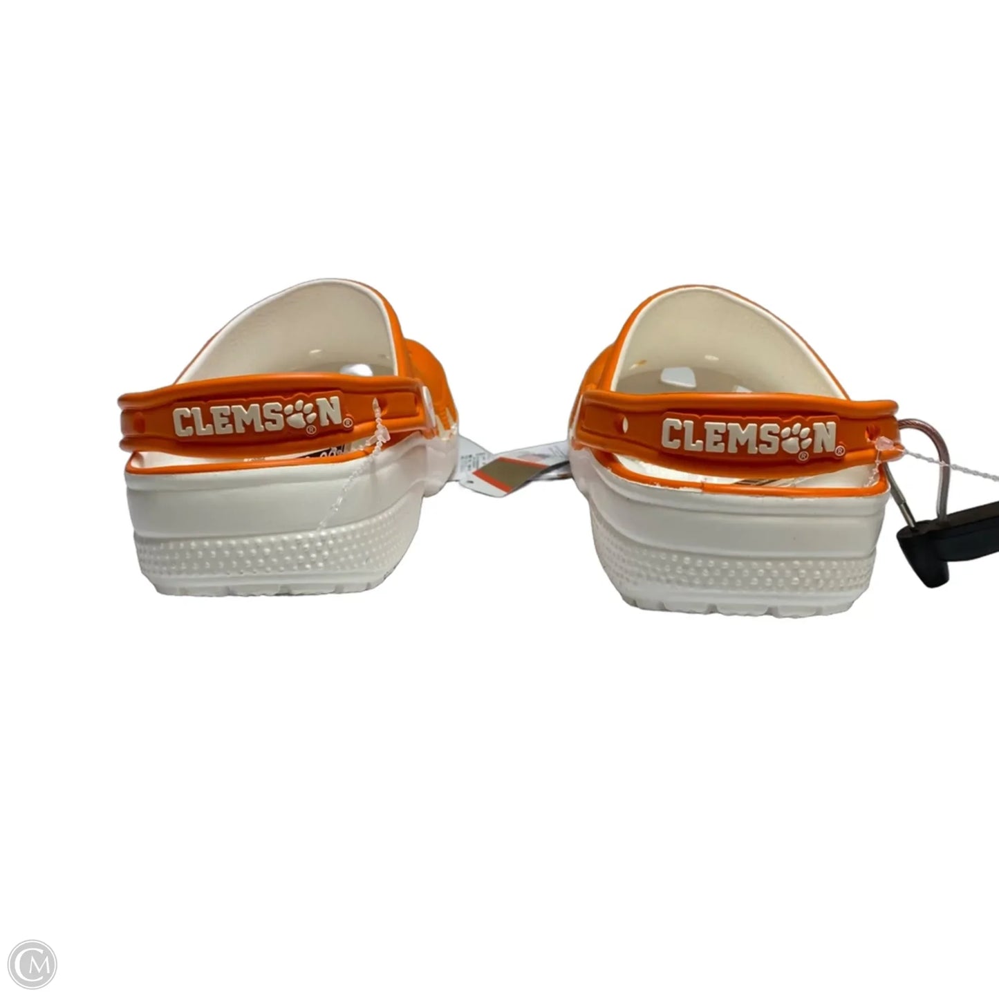 Shoes Flats By Crocs In Orange, Size: 9