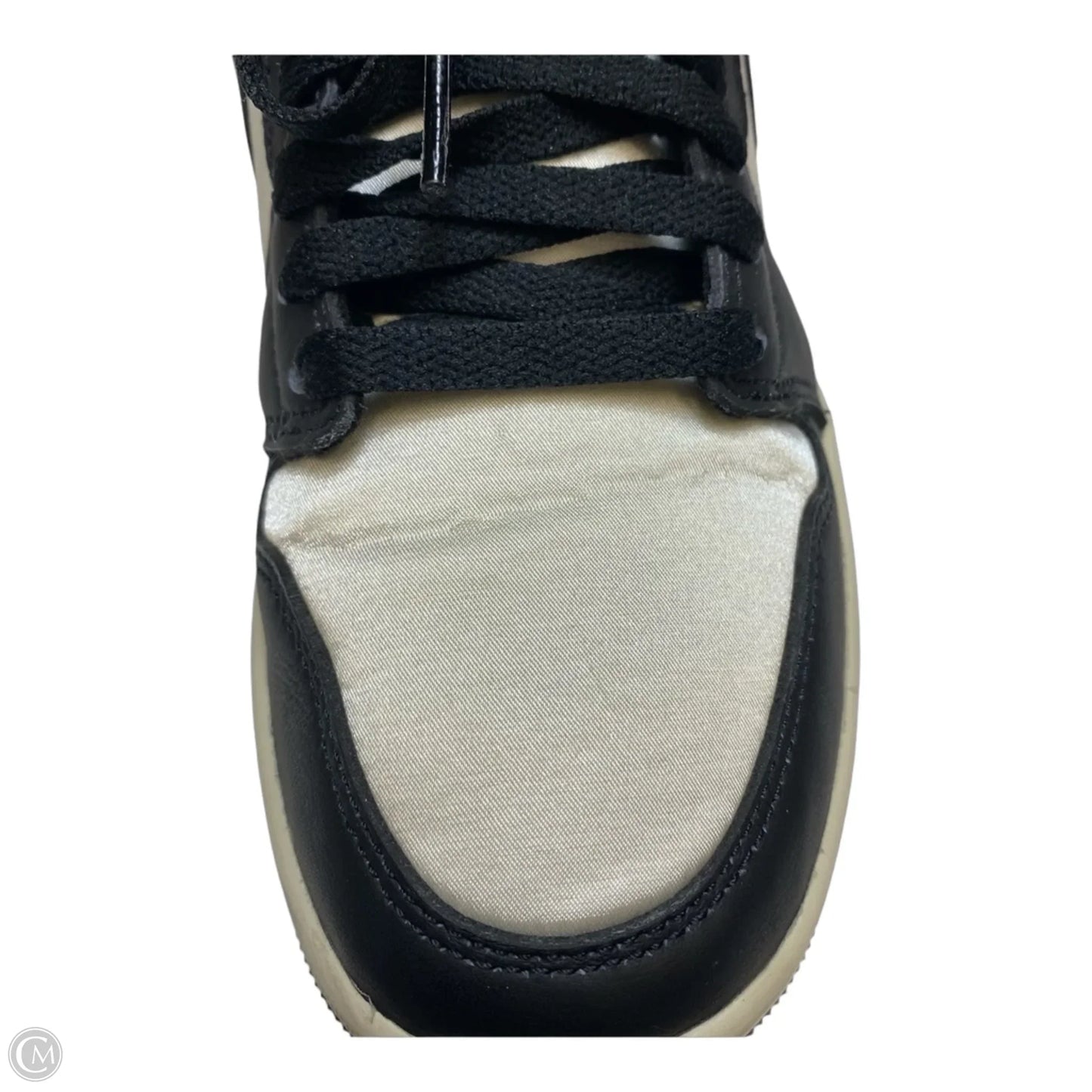 Shoes Luxury Designer By Jordan In Black & White, Size: 7