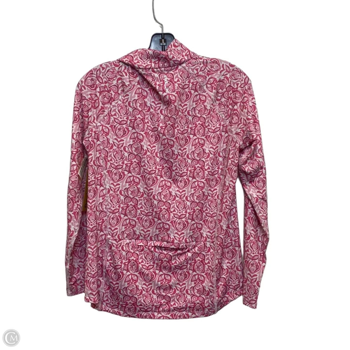 Athletic Top Long Sleeve Collar By Ralph Lauren In Pink, Size: S