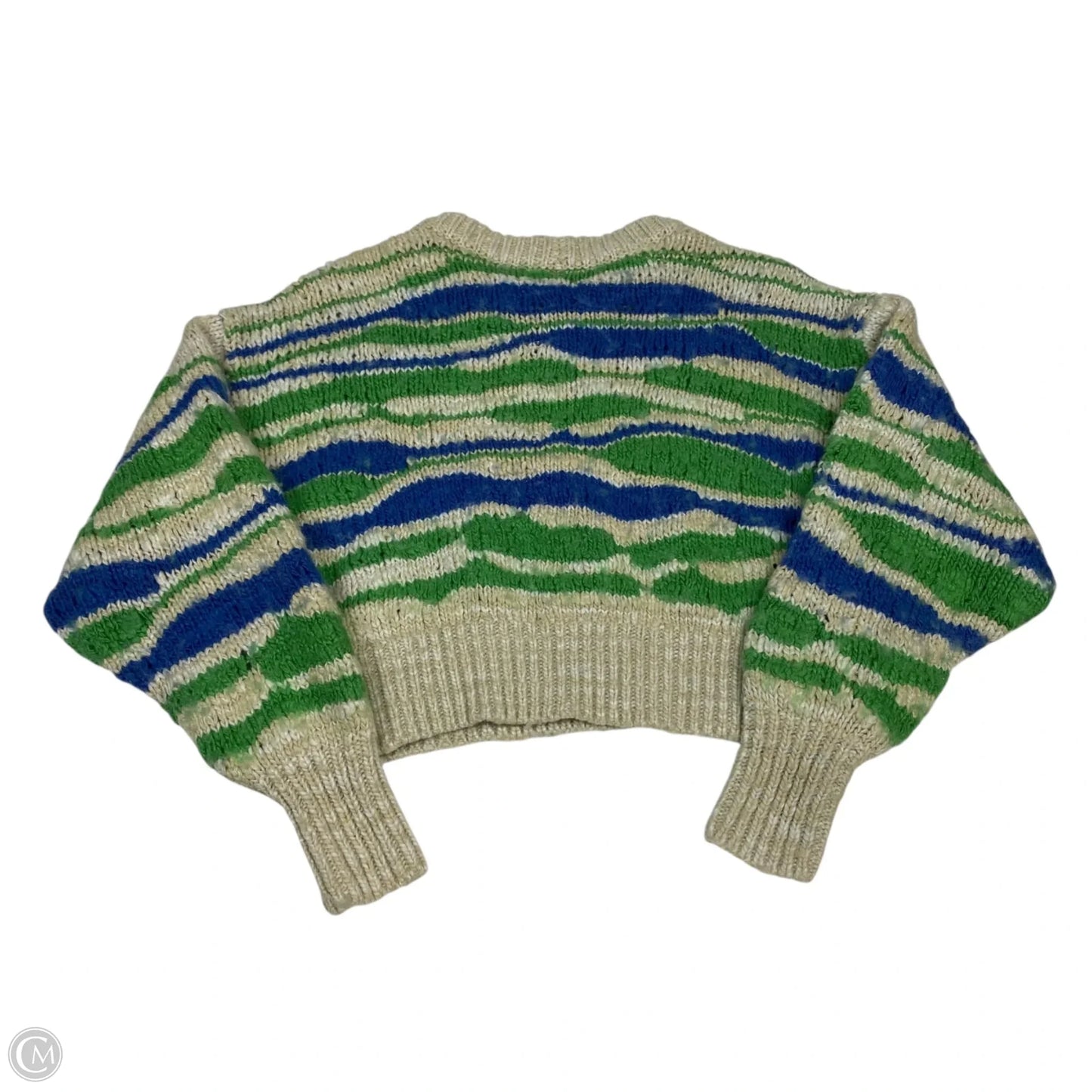 Sweater By Aerie In Blue & Green, Size: Xs