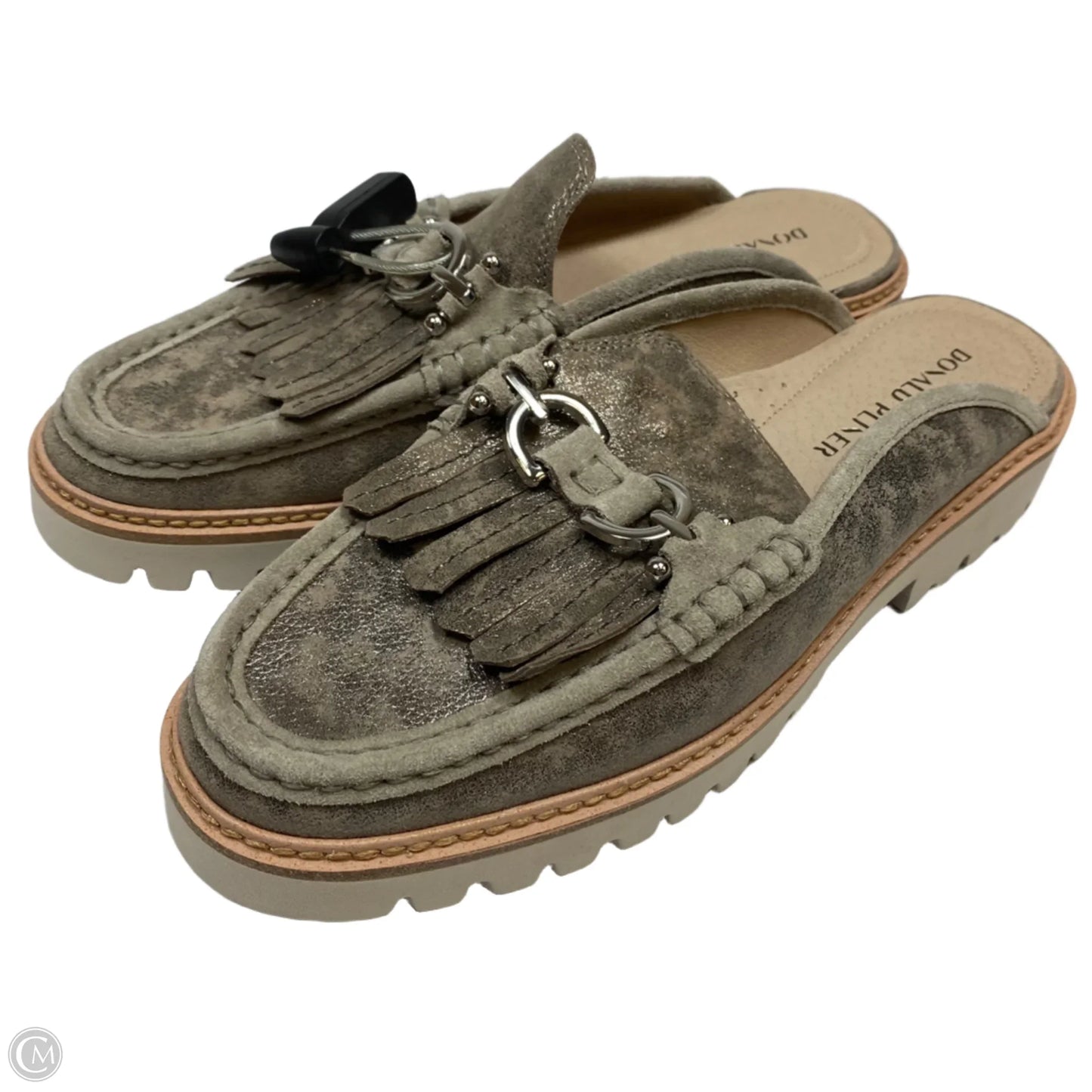 Shoes Flats By Donald Pliner In Grey, Size: 9.5