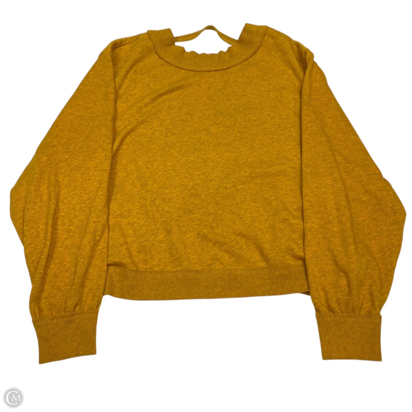 Top Long Sleeve By Pilcro In Yellow, Size: M