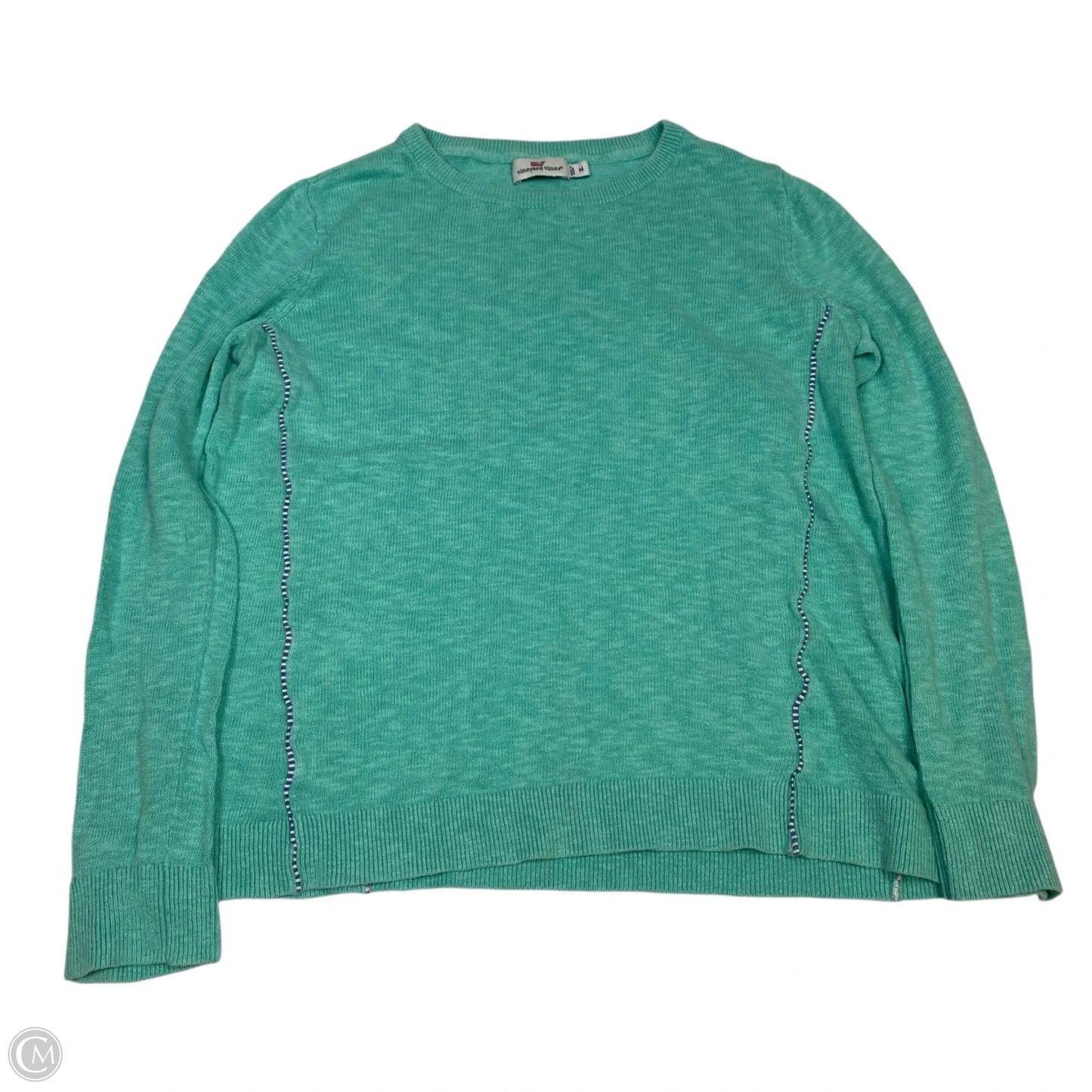 Sweater Designer By Vineyard Vines In Green, Size: M