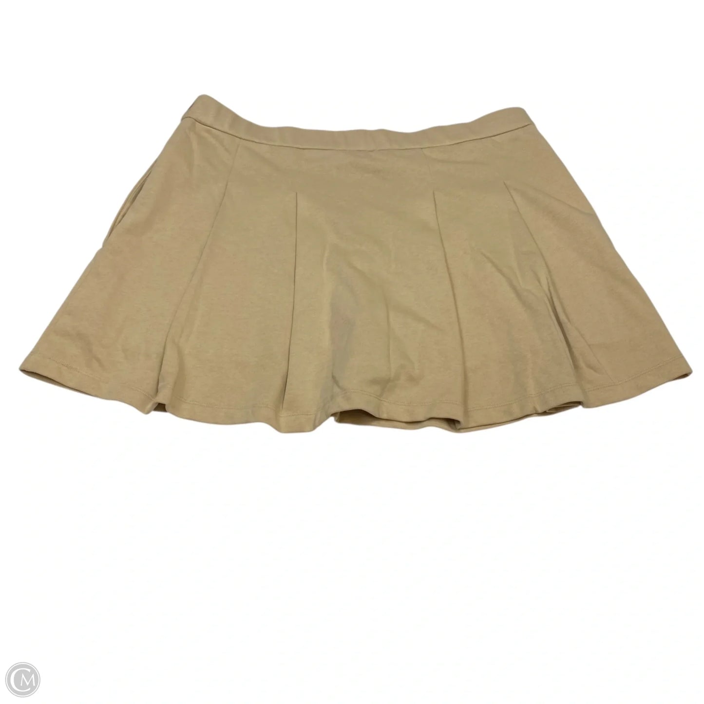 Skort By Express In Tan, Size: Xl