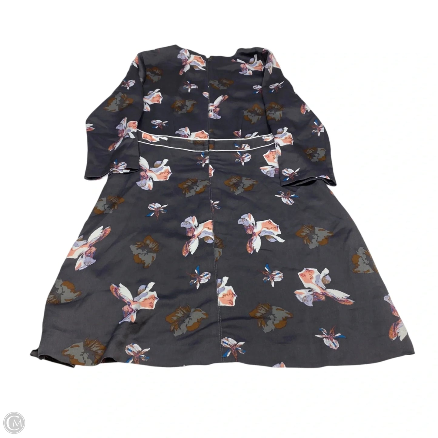 Dress Casual Short By Banana Republic In Purple & White, Size: S