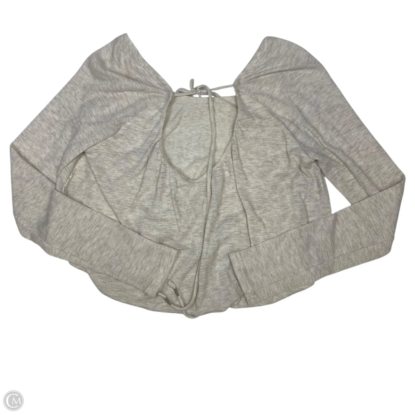 Top Long Sleeve By We The Free In Cream, Size: S