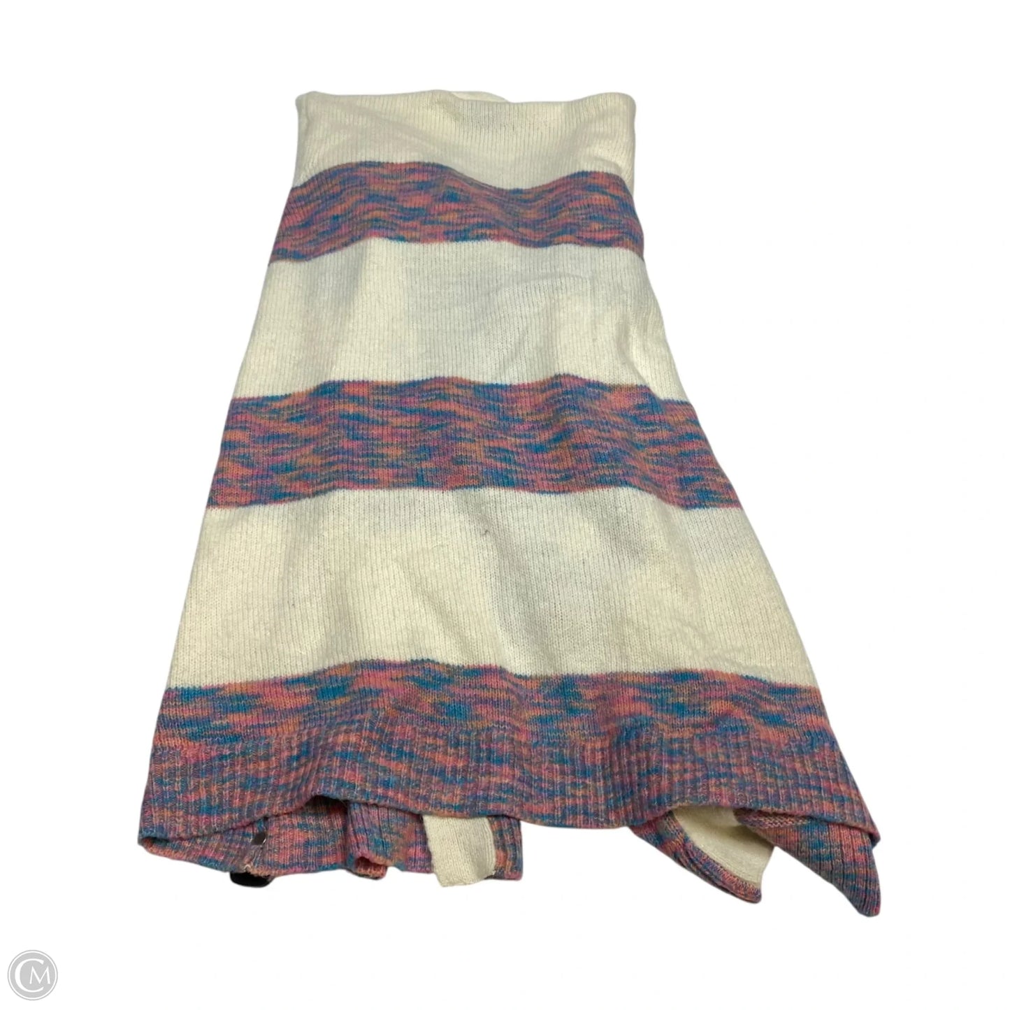 Sweater Cardigan By Lane Bryant In Cream & Pink, Size: 3x