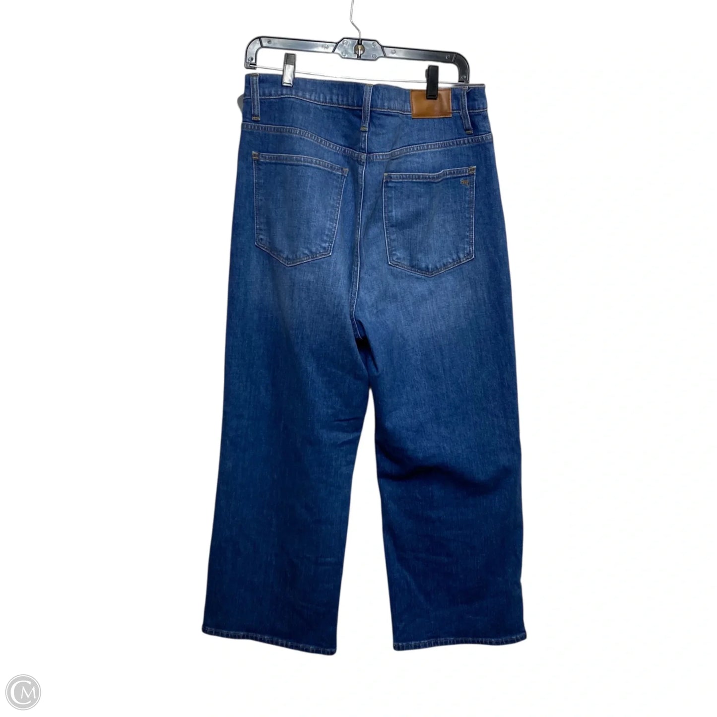 Jeans Cropped By Madewell In Blue Denim, Size: 14