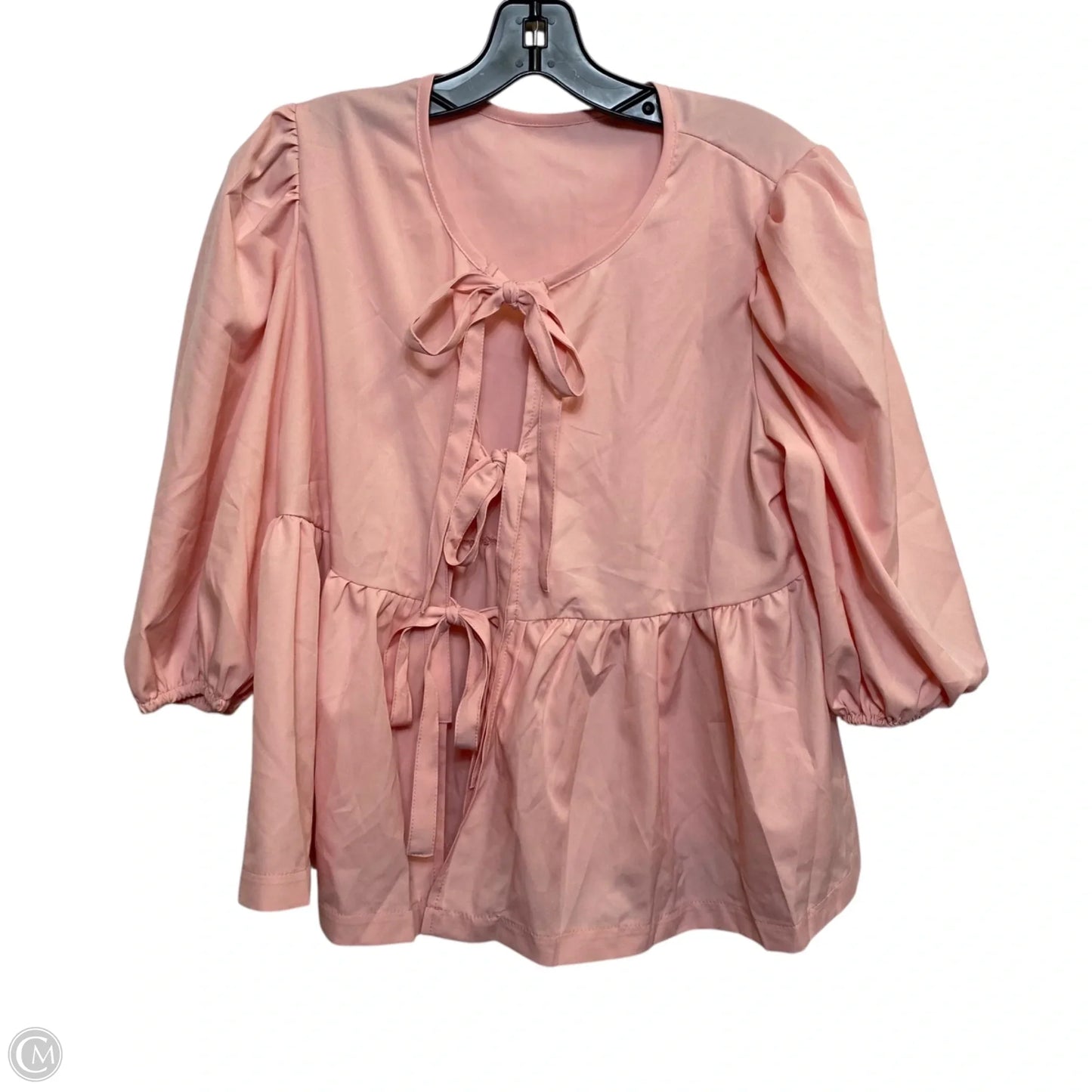 Top Long Sleeve By Shein In Pink, Size: S